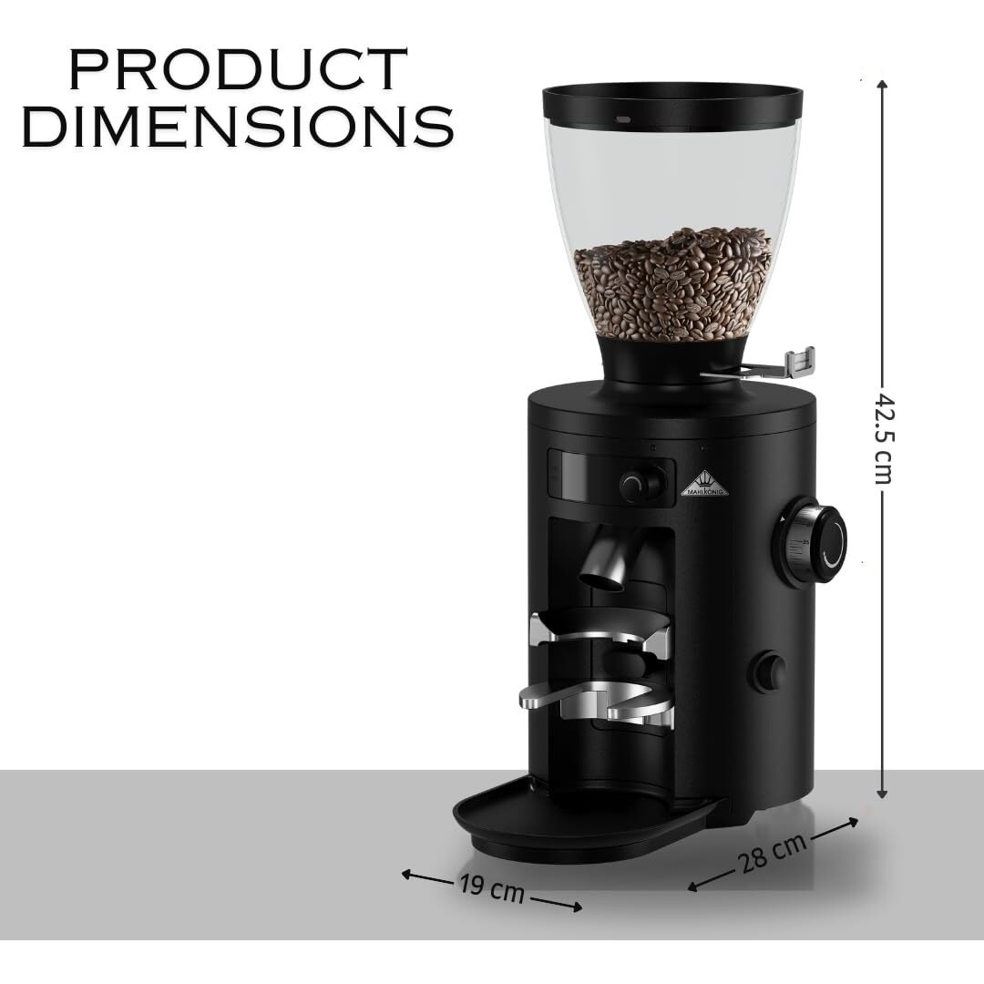 Mahlknig X54 Allround Electric Coffee Grinder, Coffee Bean Grinder, Burr Coffee Grinder, Coffee Grinders For Home Use With Stepless Adjustment For Precise Grinds, Capacity - 250 Gram