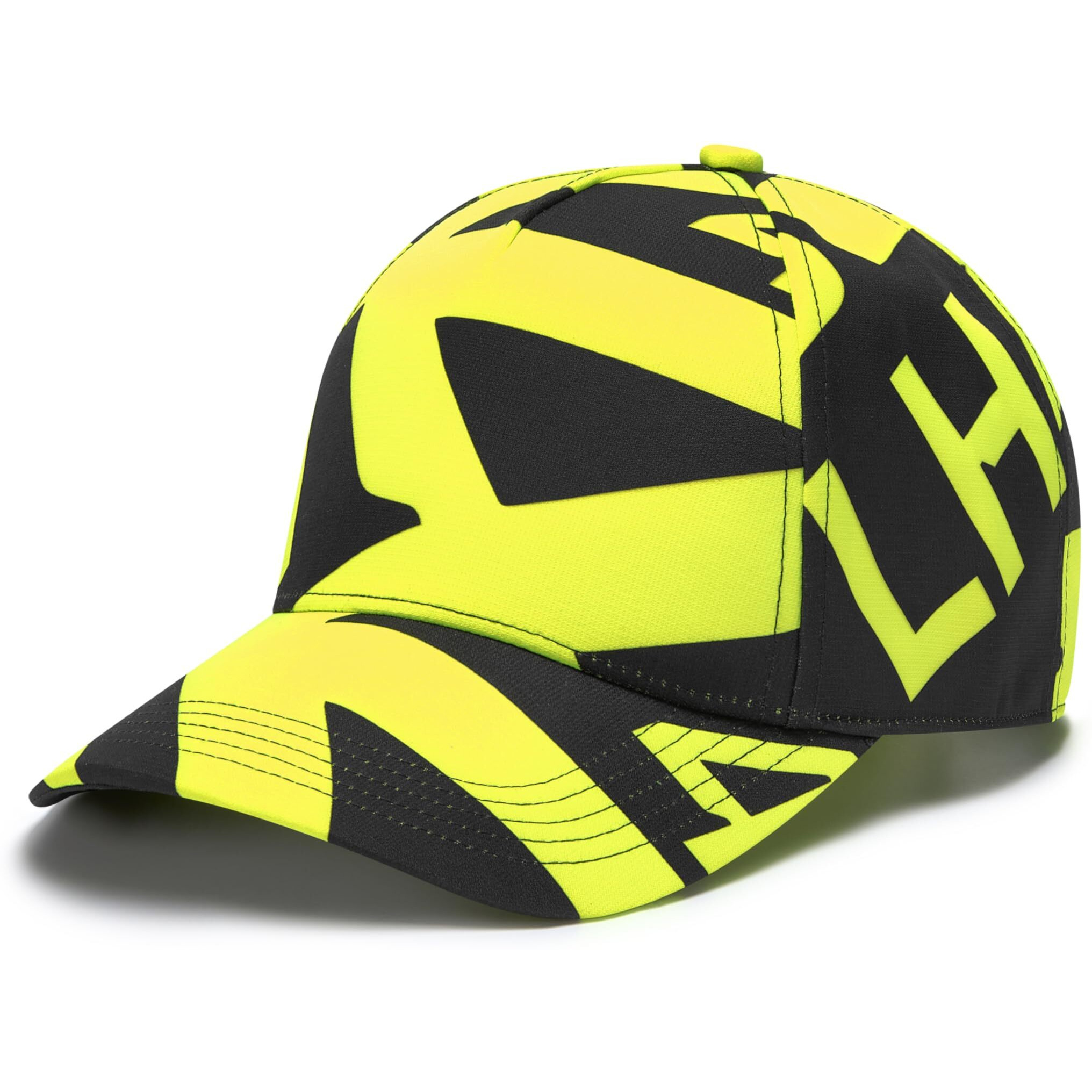 Mercedes Amg Petronas F1 Lewis Hamilton Aop Hat - Black//Yellow - One Size Fits Most