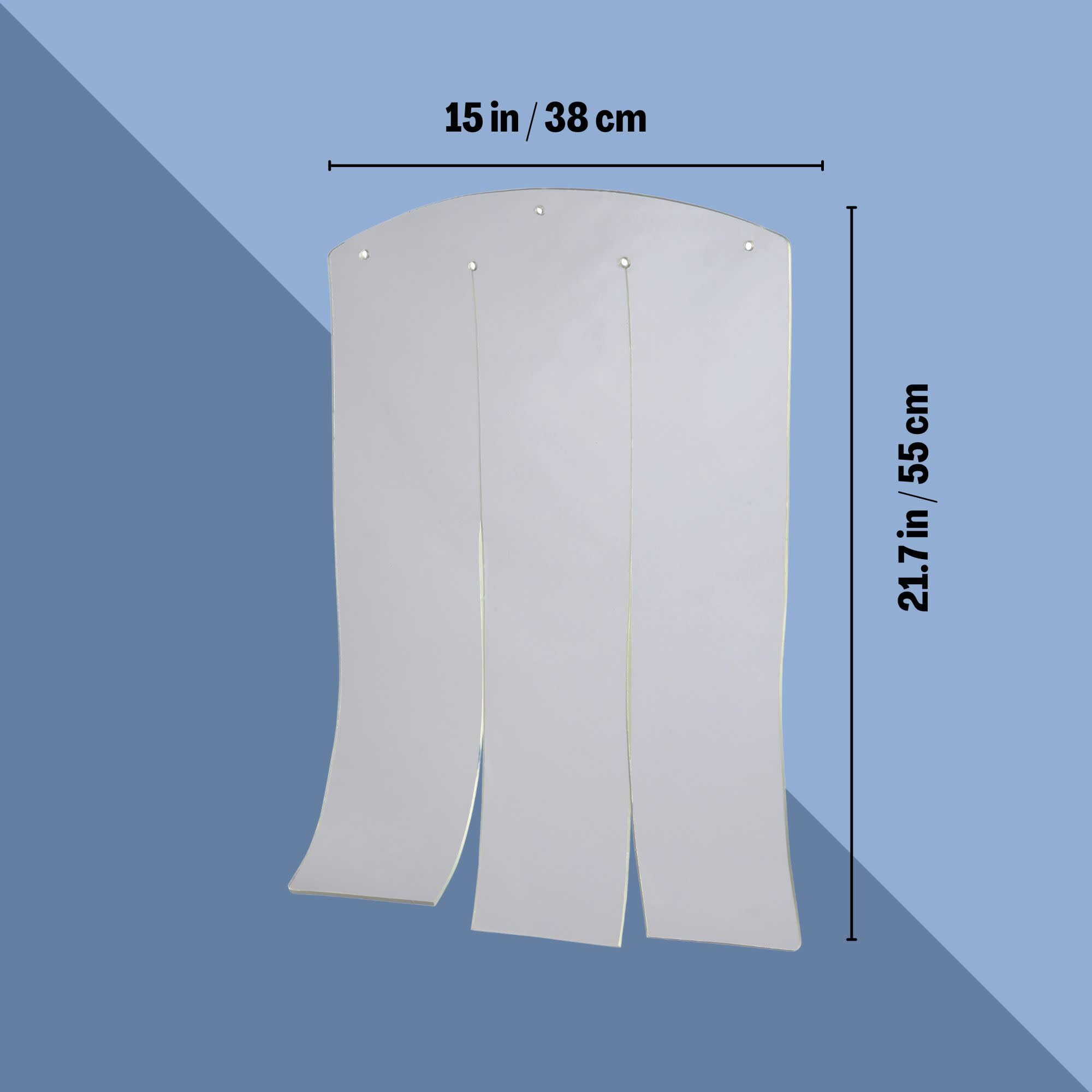 Trixie Natura Vinyl Dog Door Flap, Fits 14.75 X 21.5 In Dog House Opening, Replacement Doggie Door Flap, Clear Plastic
