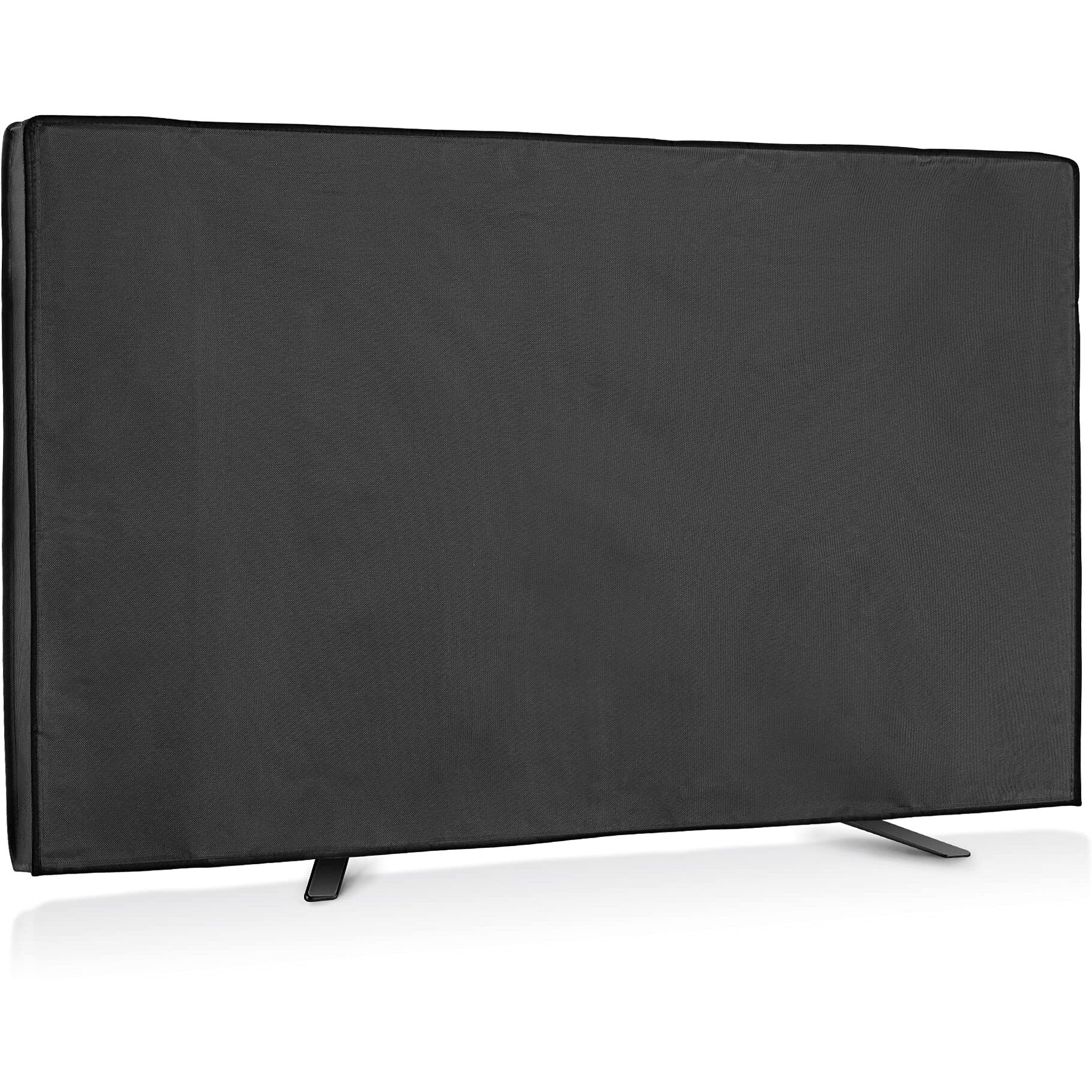 Kwmobile Outdoor Tv Cover For 55"" Tv - Weatherproof Dustproof Tv Screen Protector - Black