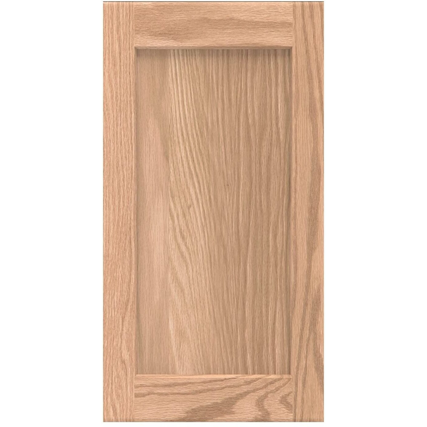 Onestock 12W X 24H Unfinished Oak Kitchen Cabinet Door Replacement, Shaker Style