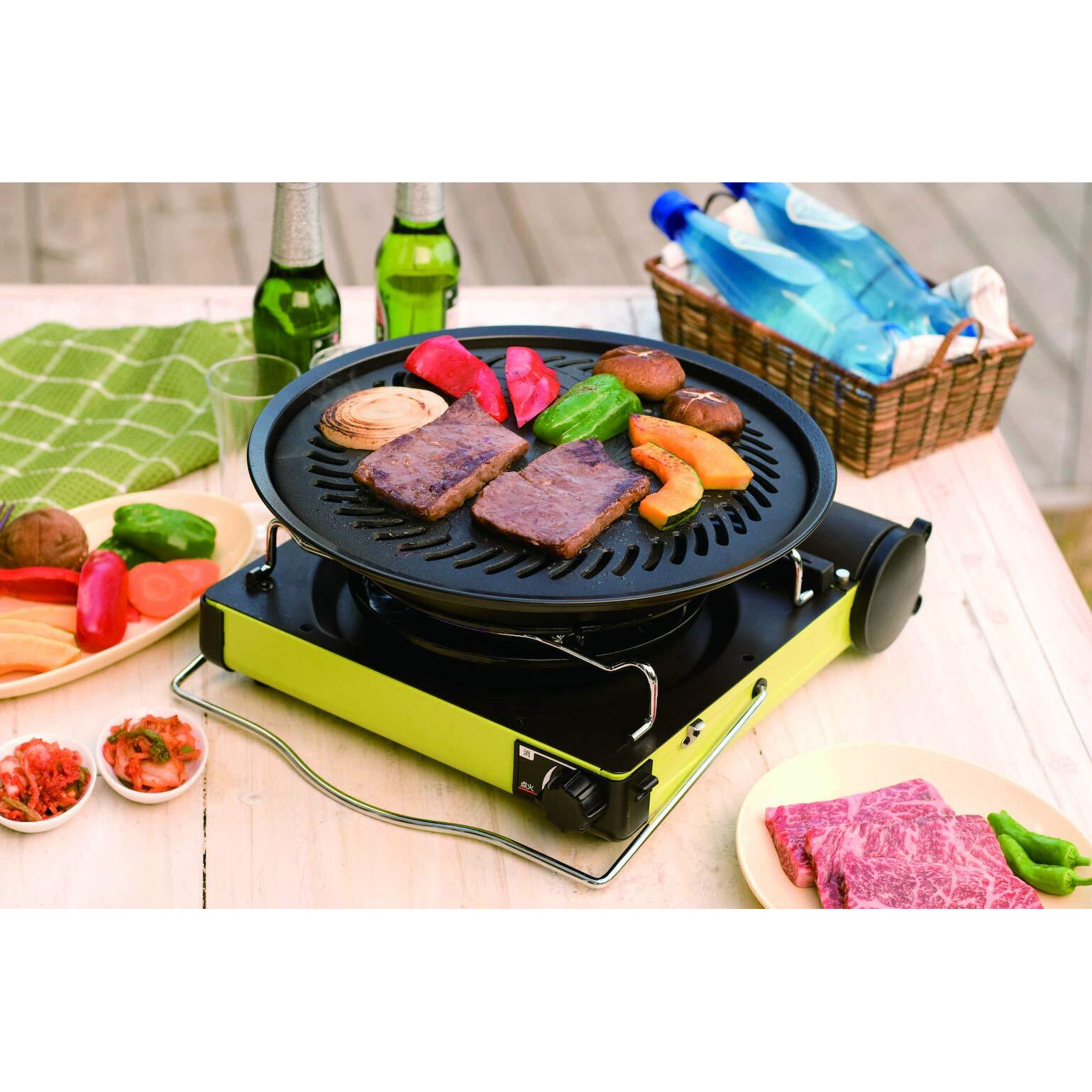 Iwatani Cb-P-Ypl Korean Cookware Korean Bbq Stove Top Grill Pan