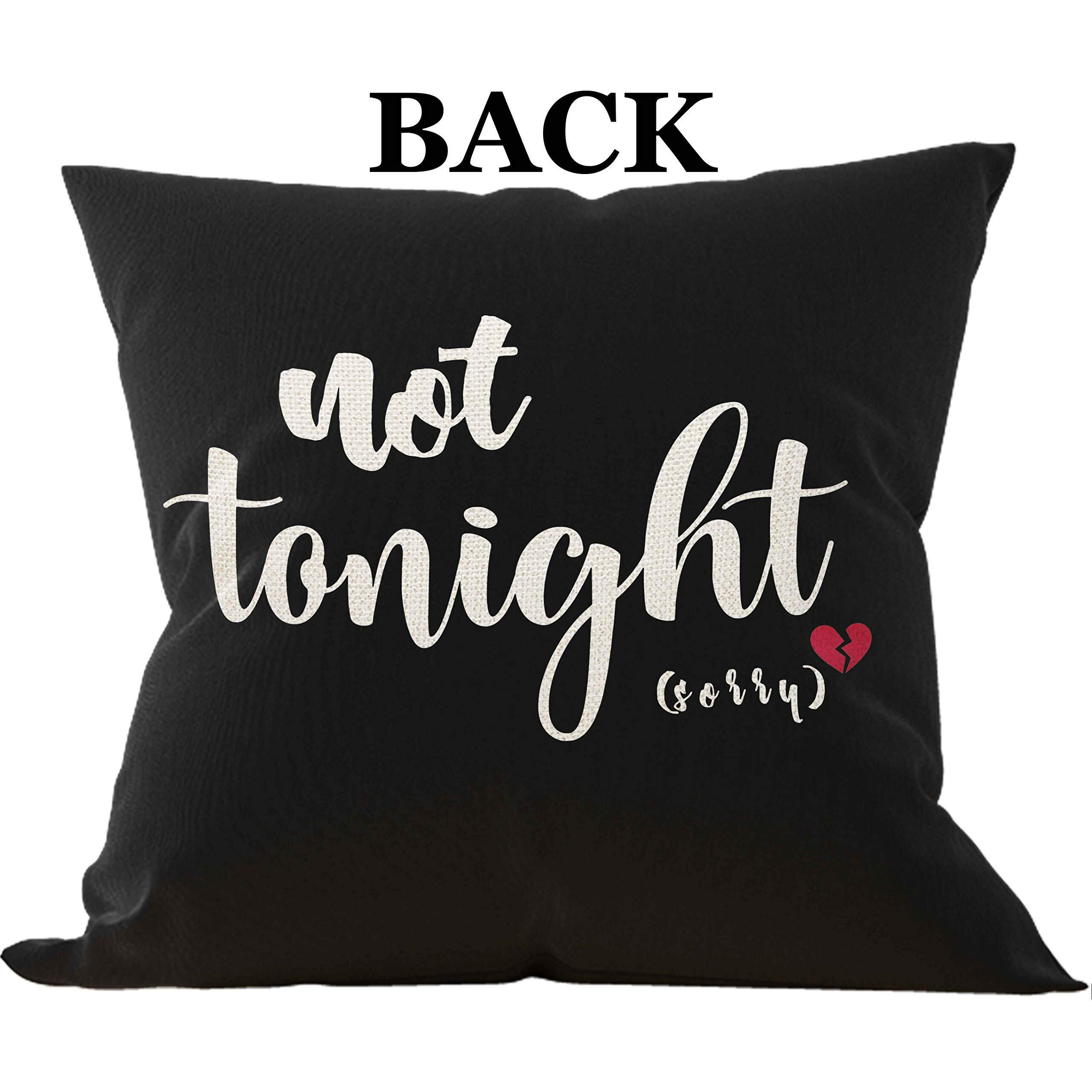 Bridal Shower Gift,Bridal Gift Pillows Covers 18X18,Bachelorette Gifts For Bride,Wedding Gifts For Bride,Clever Bridal Shower Gifts,Bridal Shower Gifts,Bachelorette Gifts For Bride Naughty(Black)