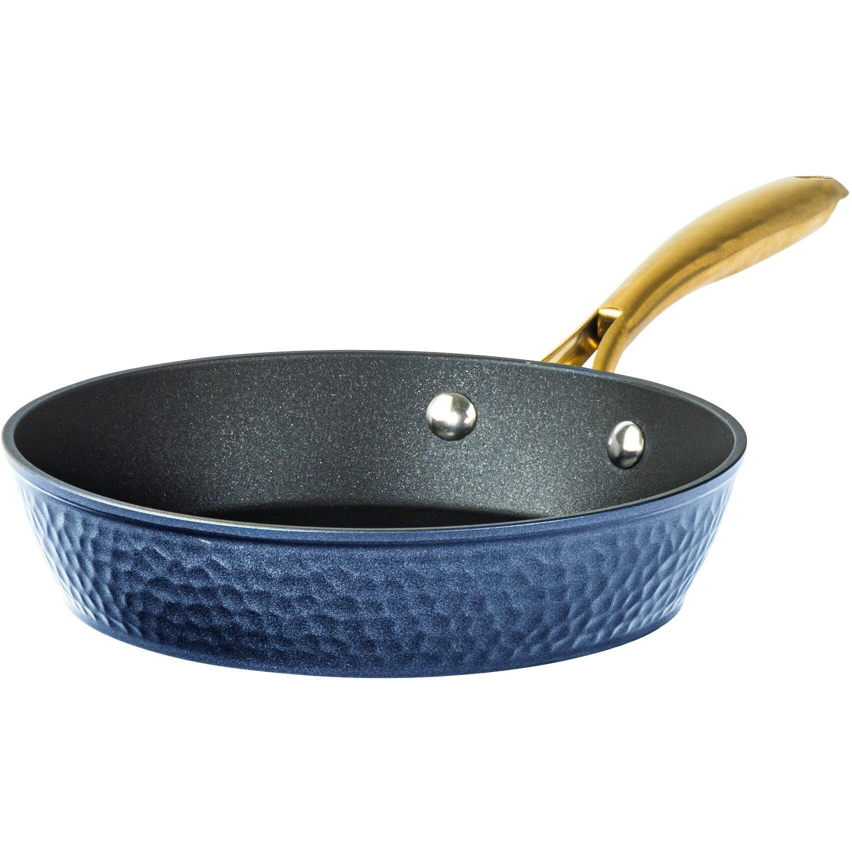Granitestone 10 Inch Non Stick Frying Pans Nonstick Frying Pan Skillet Nonstick Pan, Large Non Stick Pan, Induction Pan, Kitchen Pans, Cooking Pan, Ceramic Pan For Cooking, Dishwasher Safe, Navy Blue