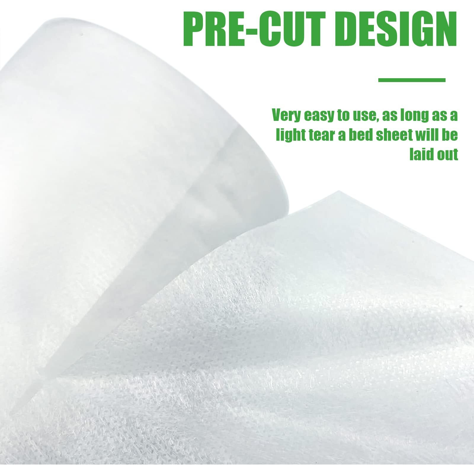 Disposable Non-Woven Bed Sheet 31"" X 70"", 50 Pcs Of 1 Roll Spa Bed Waterproof Bed Cover, Massage Table Paper Roll For Massage, Spa, Tattoo And Exam Tables