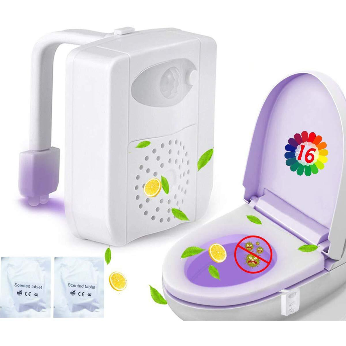 Toilet Lights Led Toilet Night Lights Motion Sensor Light For Toilet With Aromatherapy, Toilet Bowl Light For Kids, Boys, Man, Bathroom, Washroom