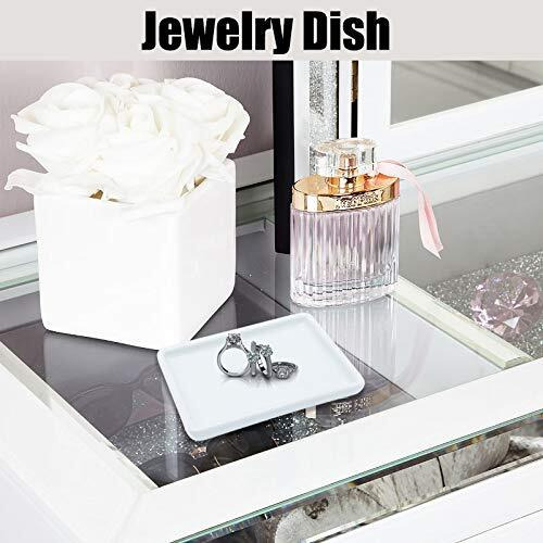Lofekea Ceramic Soap Dish For Shower 2 Pack Bar Soap Holder Palette For Watercolors Soap Try