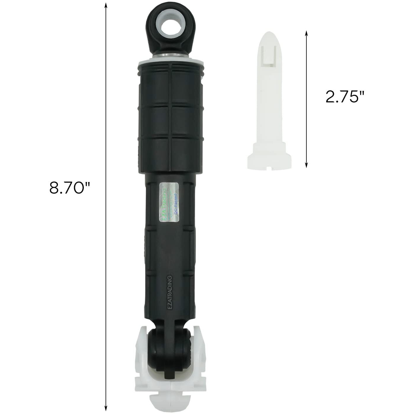 Wh01X10343 Washer Shock Absorber For Ge General Electric, Kenmore Washers Wh01X10425, Wh01X20826, Ap4265856, Wh01X10260, 1264427, Ah1482318, Ea1482318, Wh01X10385-4 Pack - 1 Year Warranty