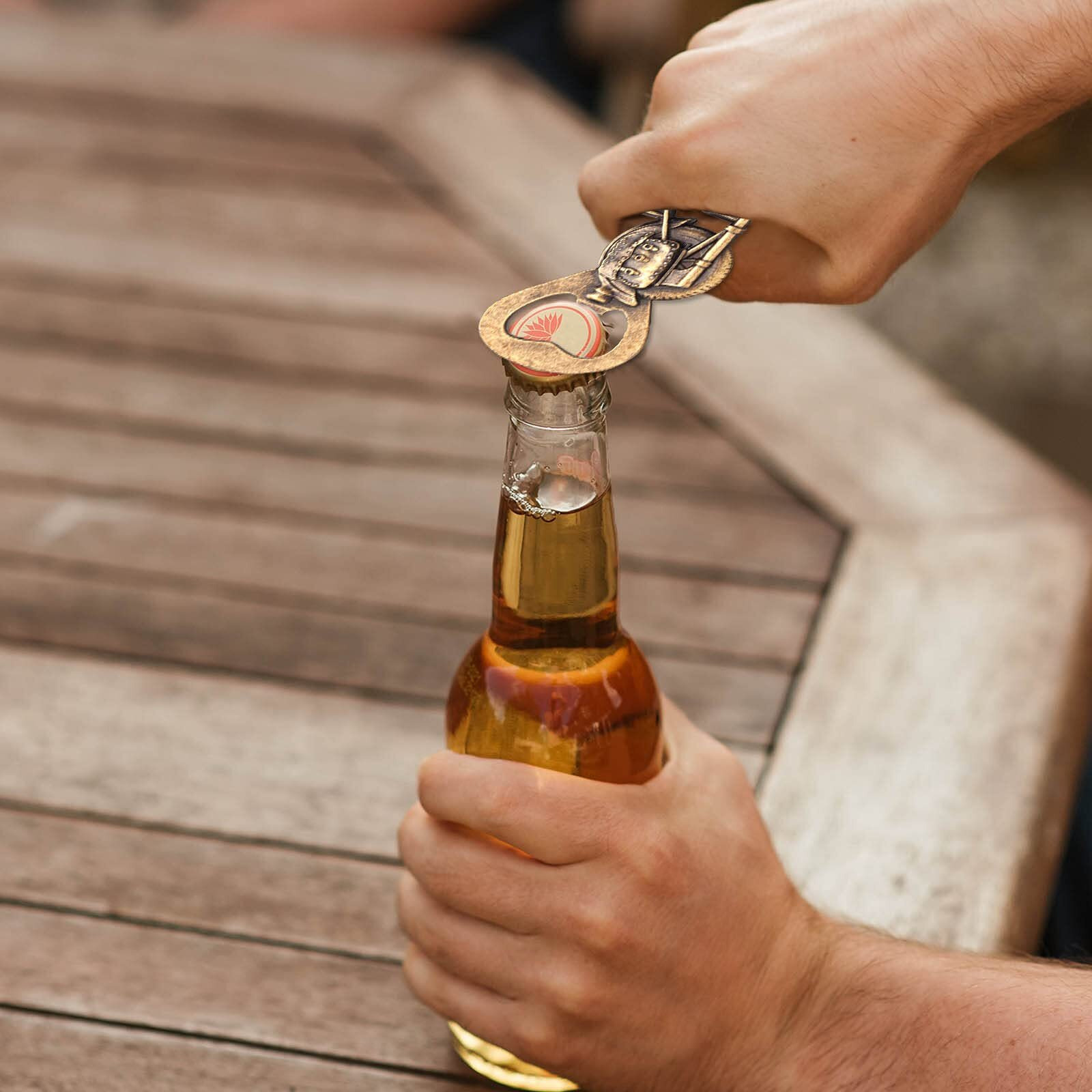 Unique Motorcycle Beer Gifts For Men Vintage Motorcycle Bottle Opener, Fathers Day Gift Birthday Christmas Gift For Him Dad Husband Grandpa Boyfriend