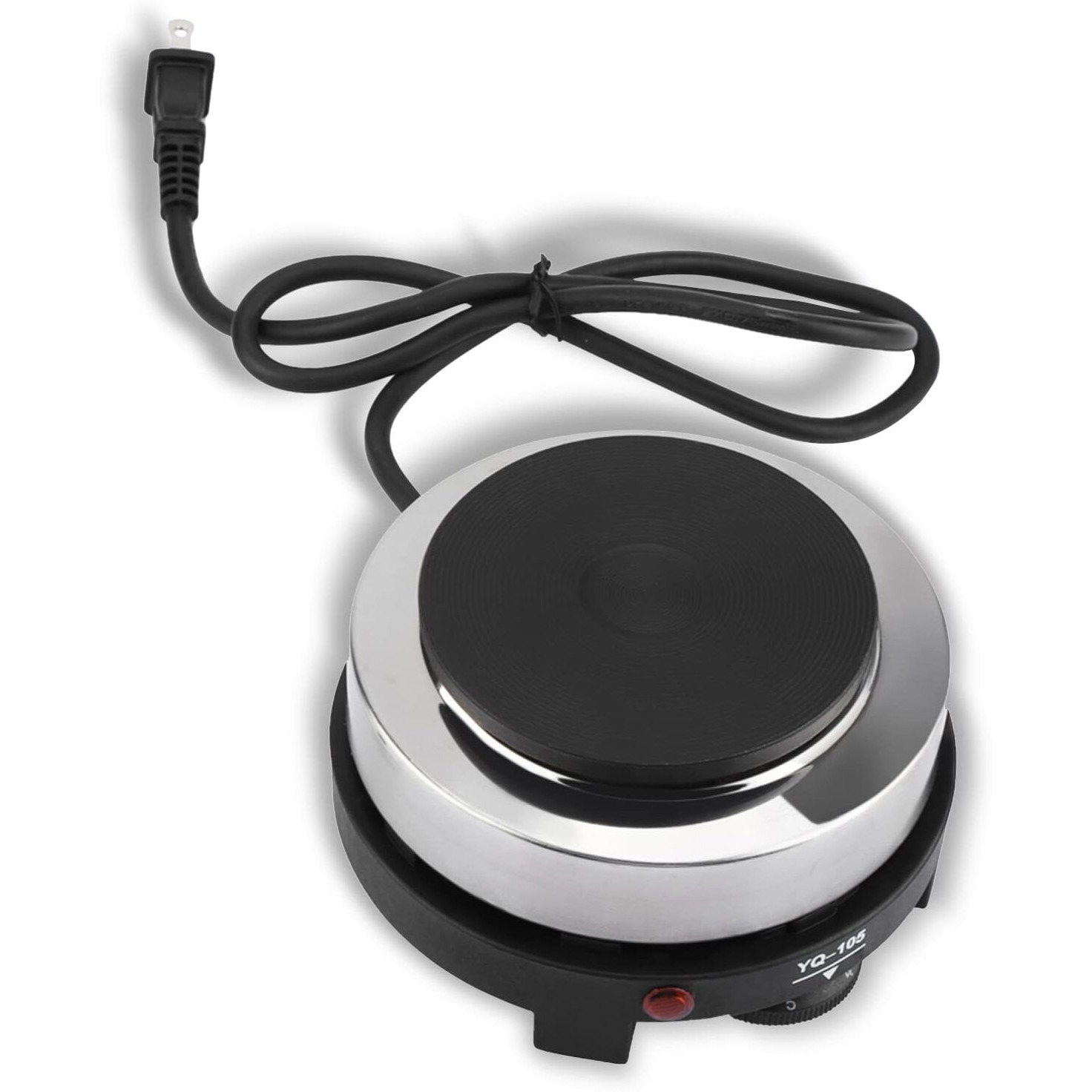 Portable Stove Electric,500W Small Hot Plates For Cooking Electric Single Electric Flat Cast Iron Heating Plate Burner