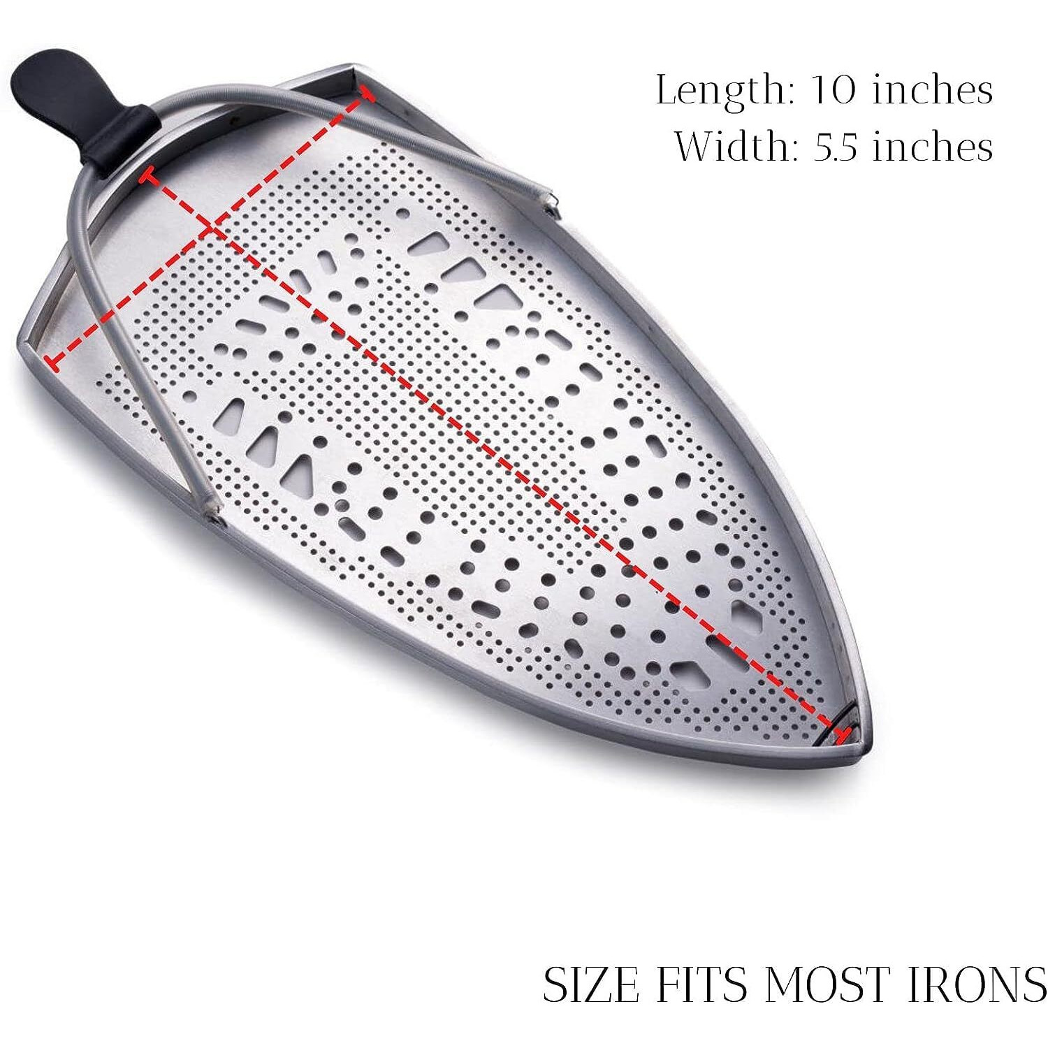 Erreke Iron Protective Cover, Non Stick Iron Sole To Improve Ironing Results, Fits Most Irons, Easy Installation Iron Shoe Cover Accessory..