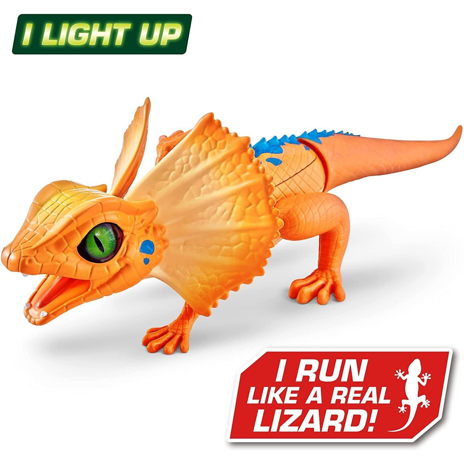 Robo Alive Lurking Lizard Series 3 Green By Zuru Battery-Powered Robotic Light Up Interactive Electronic Reptile Toy That Moves (Green)