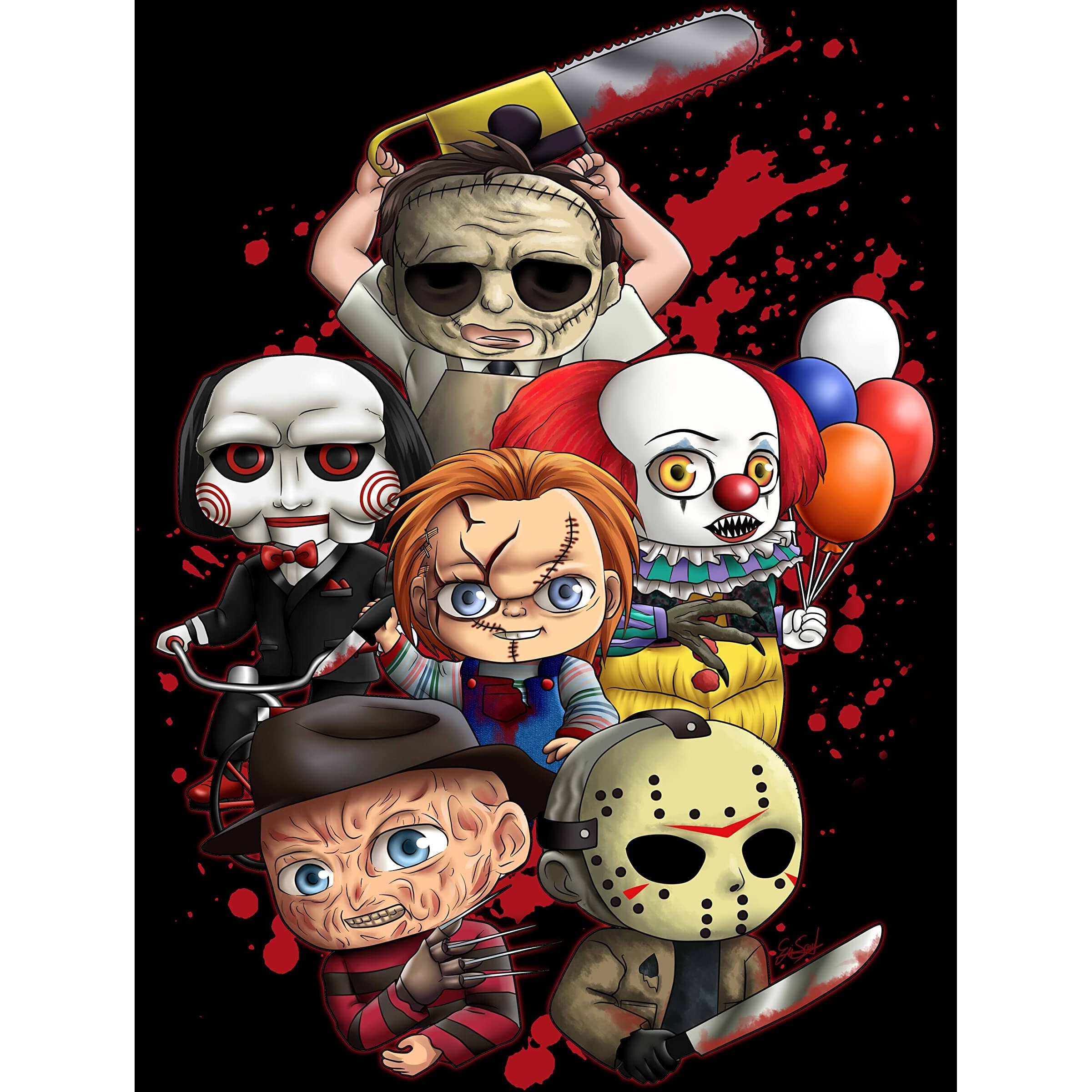 Camoyai Halloween Diamond Painting Kits - 5D Diy Diamond Art For Adults And Kids - Gem Art Kits Accessories Full Drill Kit Crystal Pictures Home Wall Decor Gifts (11.8 X 15.7In)