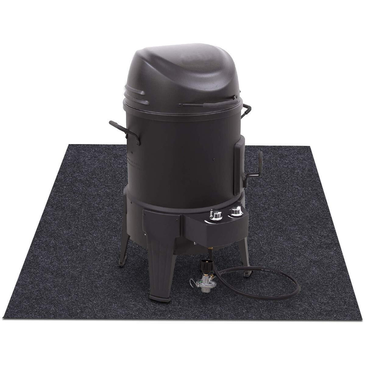Turkey Fryer Mat,For Floor Surface/Absorbent Mat Lightweight Washable Floor Mat To Protect Decks And Patios From Grease Splatter,Against Damage And Oil Stains Or Grease Spills,Back Non-Slip (36     40)