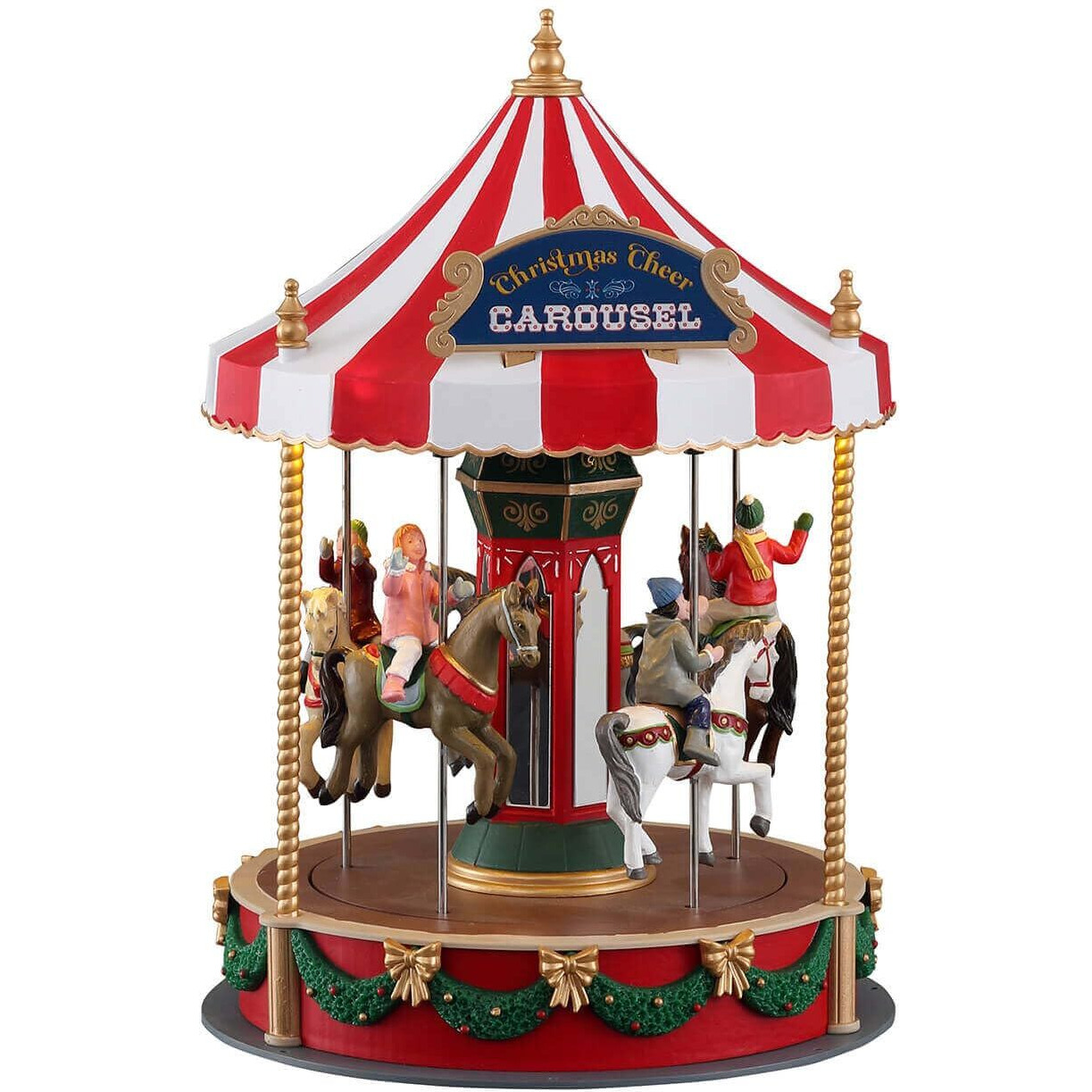 Lemax Christmas Cheer Carousel, Battery Operated (4.5V) 14821