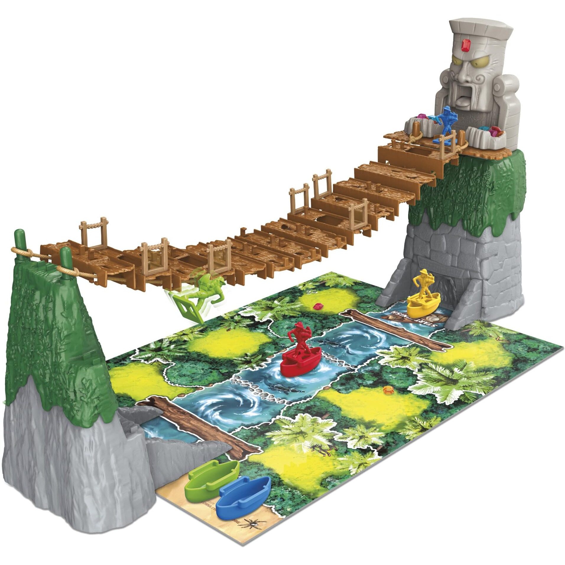 Hasbro Gaming Forbidden Bridge Game, Adventure Board Game, Fun Kids Game For Ages 7 And Up, Game For 2 To 4 Players