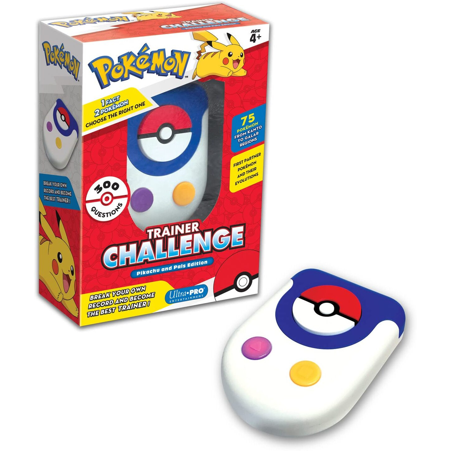 Pokemon Trainer Challenge Edition Toy I Will Guess It Electronic Voice Recognition Guessing Brain Games Pokemon Games Go Digital Travel Board Games Pok  Mon Games