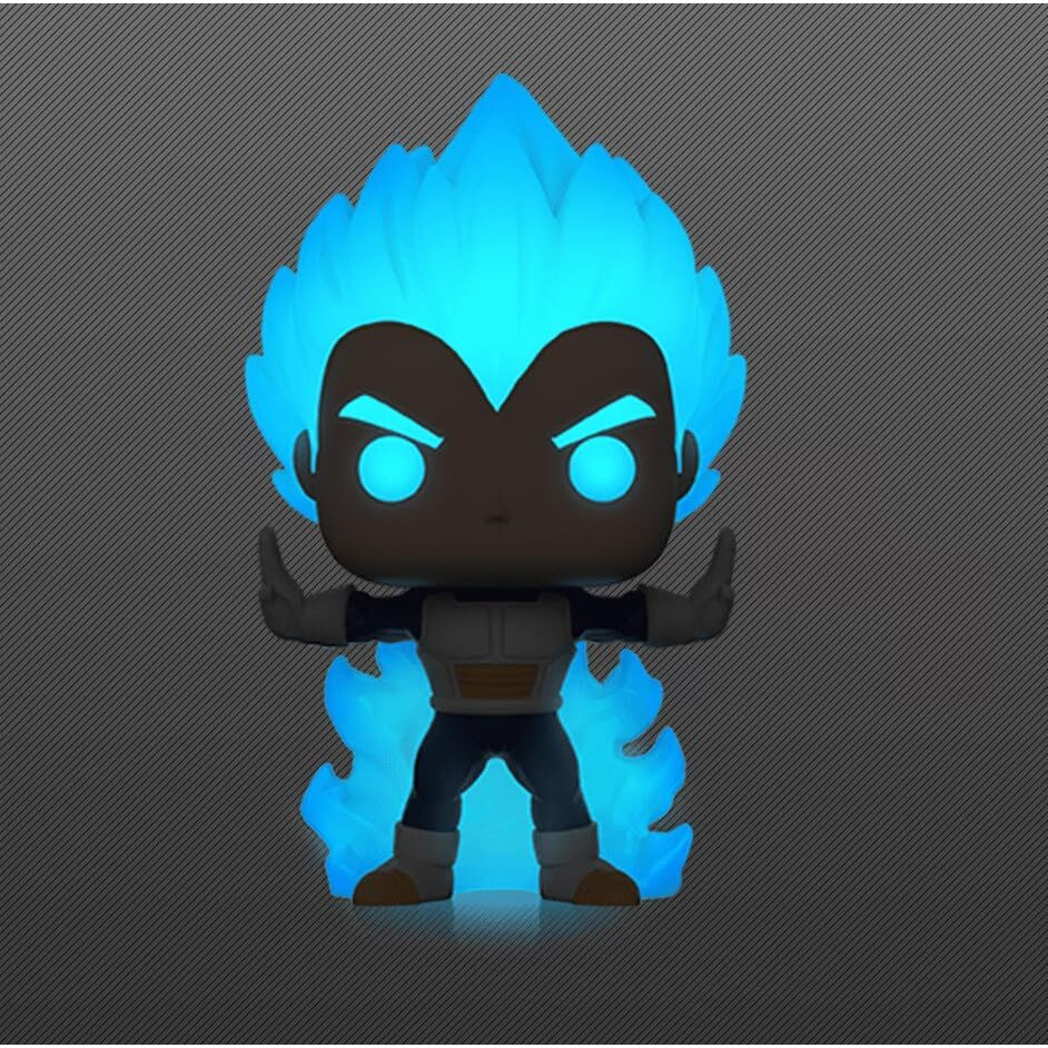 Funko Pop Animation Dragonball Vegeta Powering Up Glow In Dark Exclusive 713
