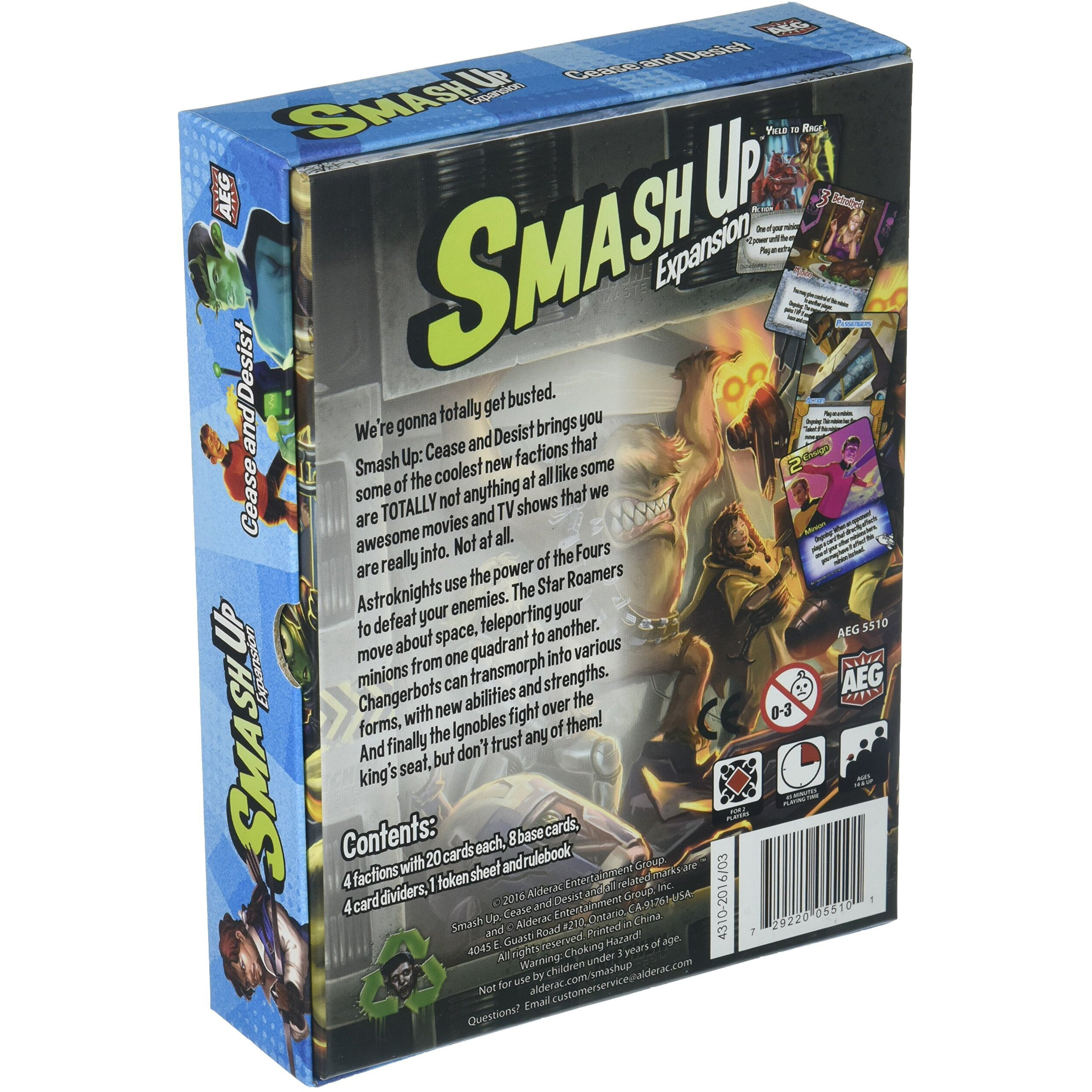 Smash Up Cease And Desist