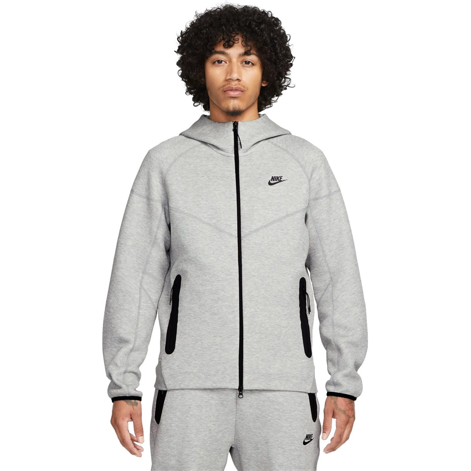 Nike Sportswear Tech Fleece Windrunner Mens Size- Medium Dark Grey Heather/Black