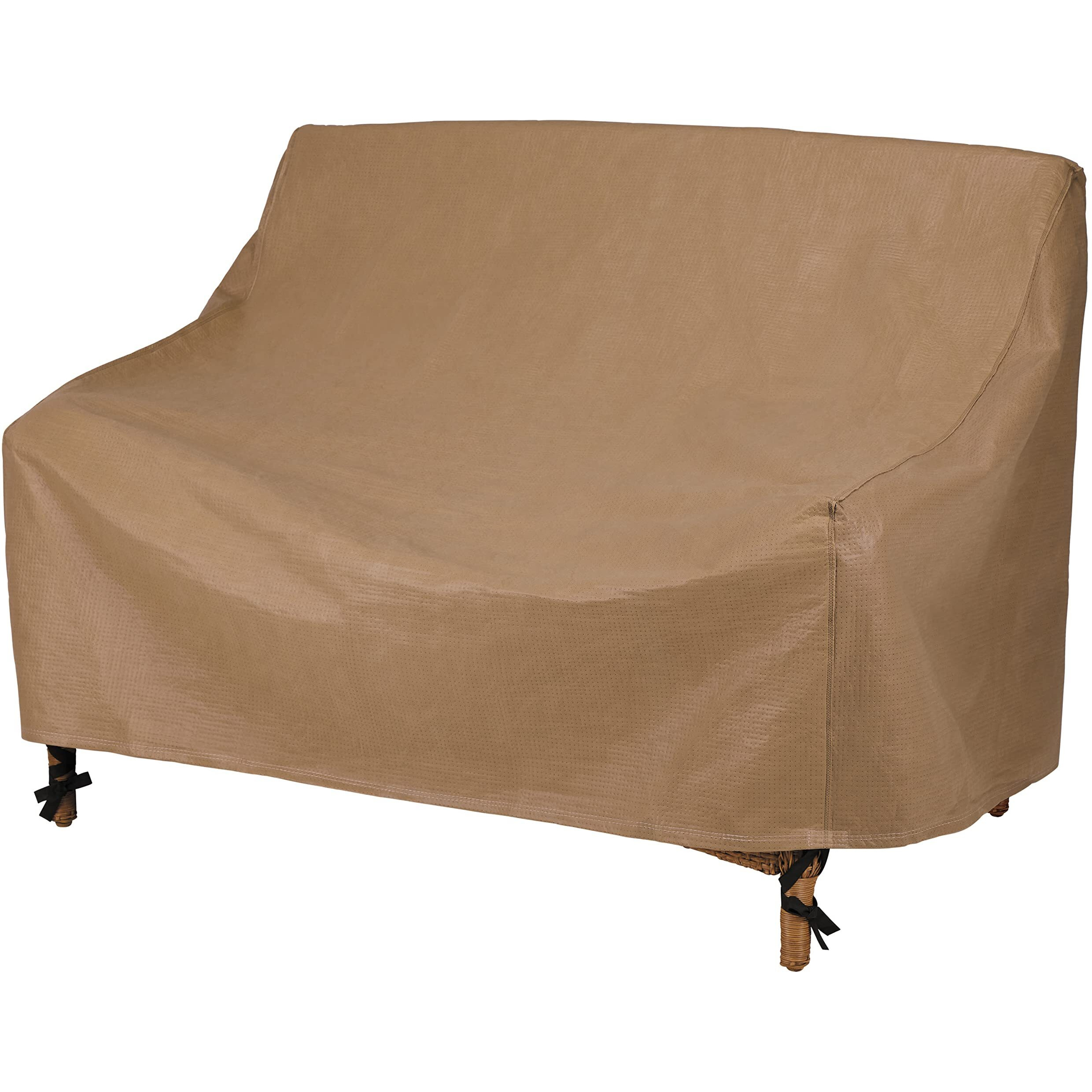 Duck Covers Essential Water-Resistant 54 Inch Patio Loveseat Cover, Patio Furniture Covers