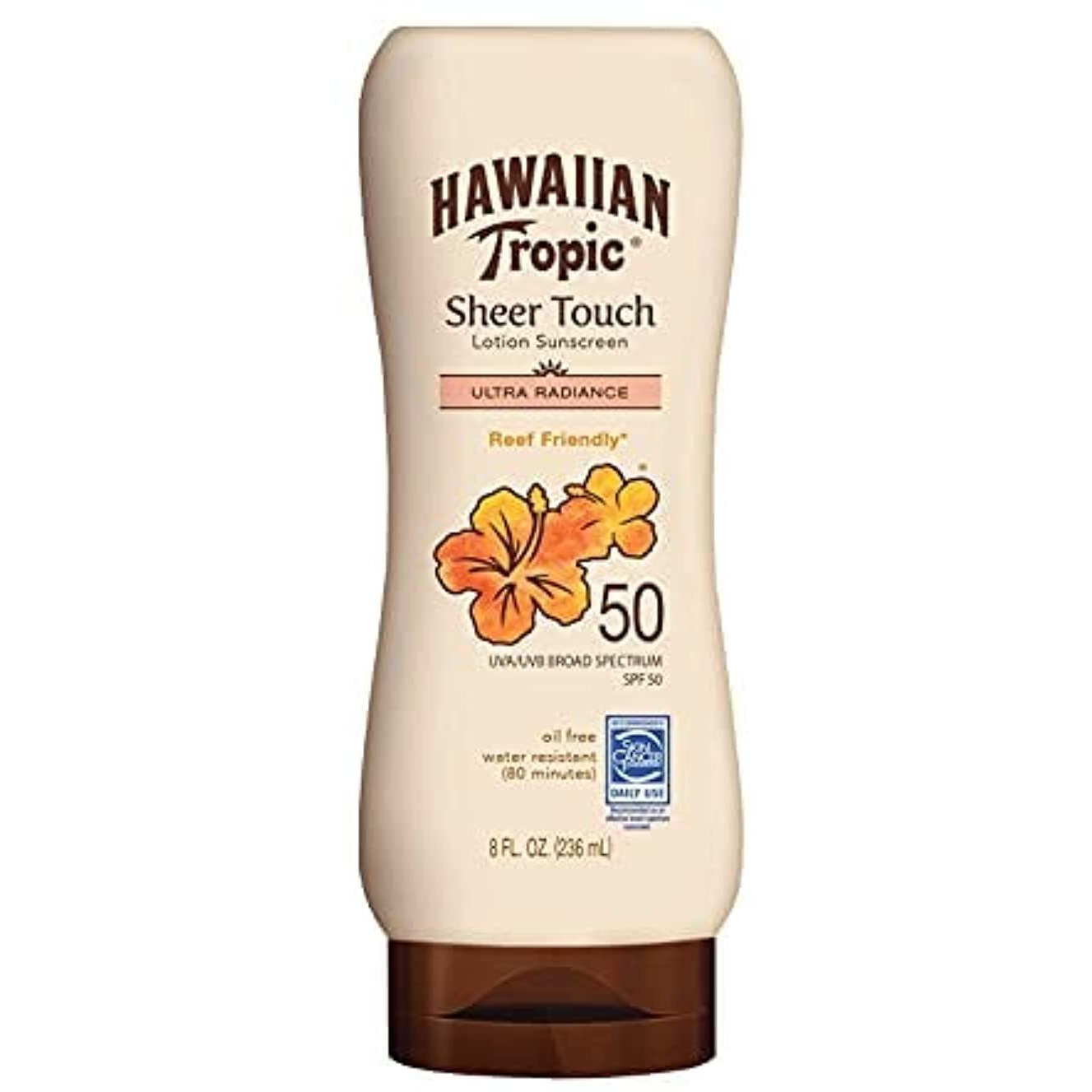 Hawaiian Tropic Sheer Touch Lotion Spf 50 Sunscreen-8 Oz