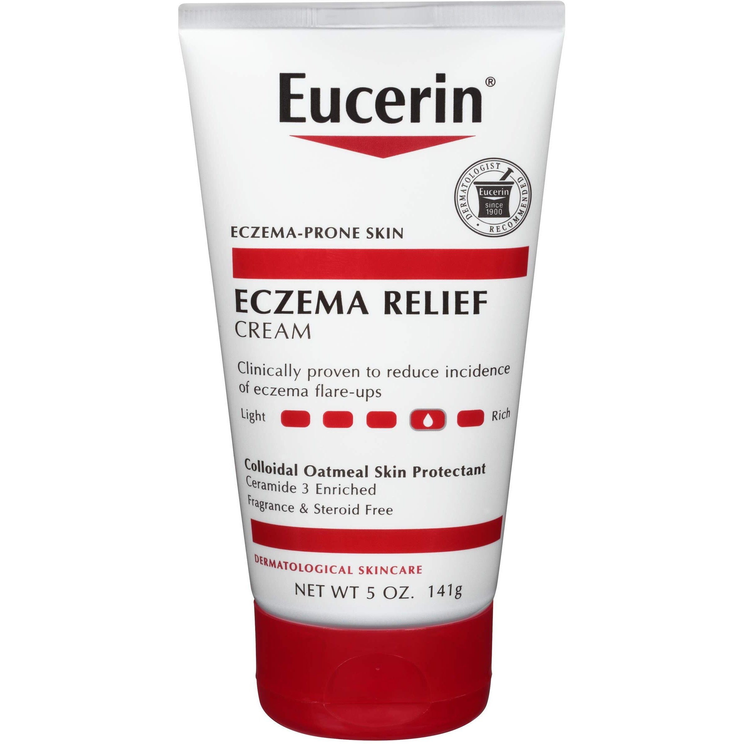 Eucerin Eczema Relief Cream - Full Body Daily Lotion For Eczema-Prone Skin - 5 Oz. Tube