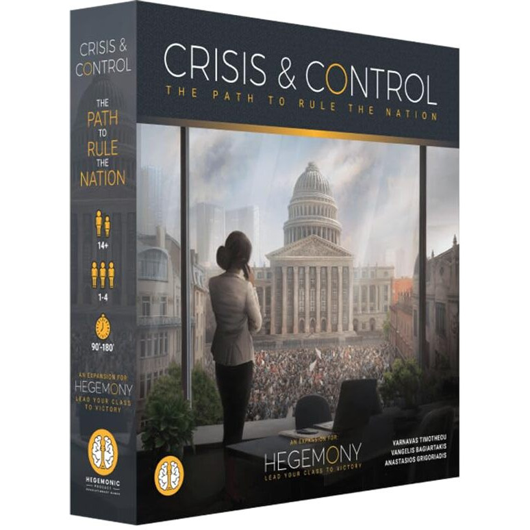 Hegemony Crisis & Control Expansion - Add New Automas & Modules, Solo Play, Unique Asymmetric Card Driven Game Board Game, Ages 14+, 1-4 Players