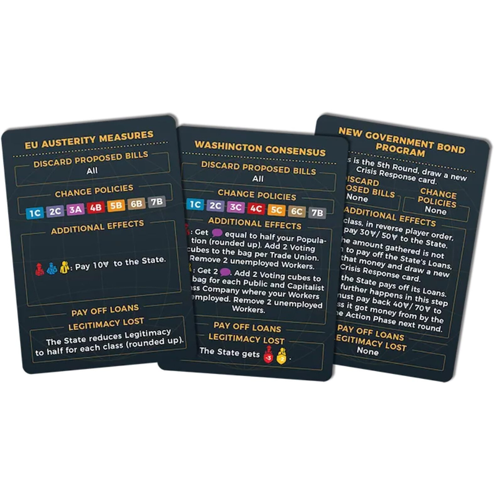 Hegemony Crisis & Control Expansion - Add New Automas & Modules, Solo Play, Unique Asymmetric Card Driven Game Board Game, Ages 14+, 1-4 Players