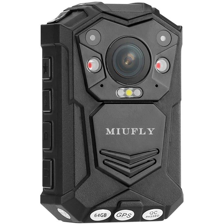 Miufly 1296P Fhd Body Camera Indoor And Outdoor Use With 2 Inch Display, Gps, Night Vision (64Gb)