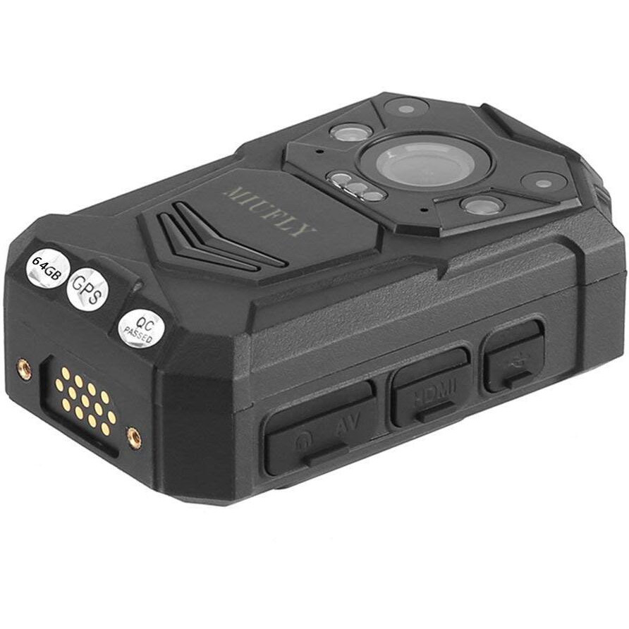Miufly 1296P Fhd Body Camera Indoor And Outdoor Use With 2 Inch Display, Gps, Night Vision (64Gb)