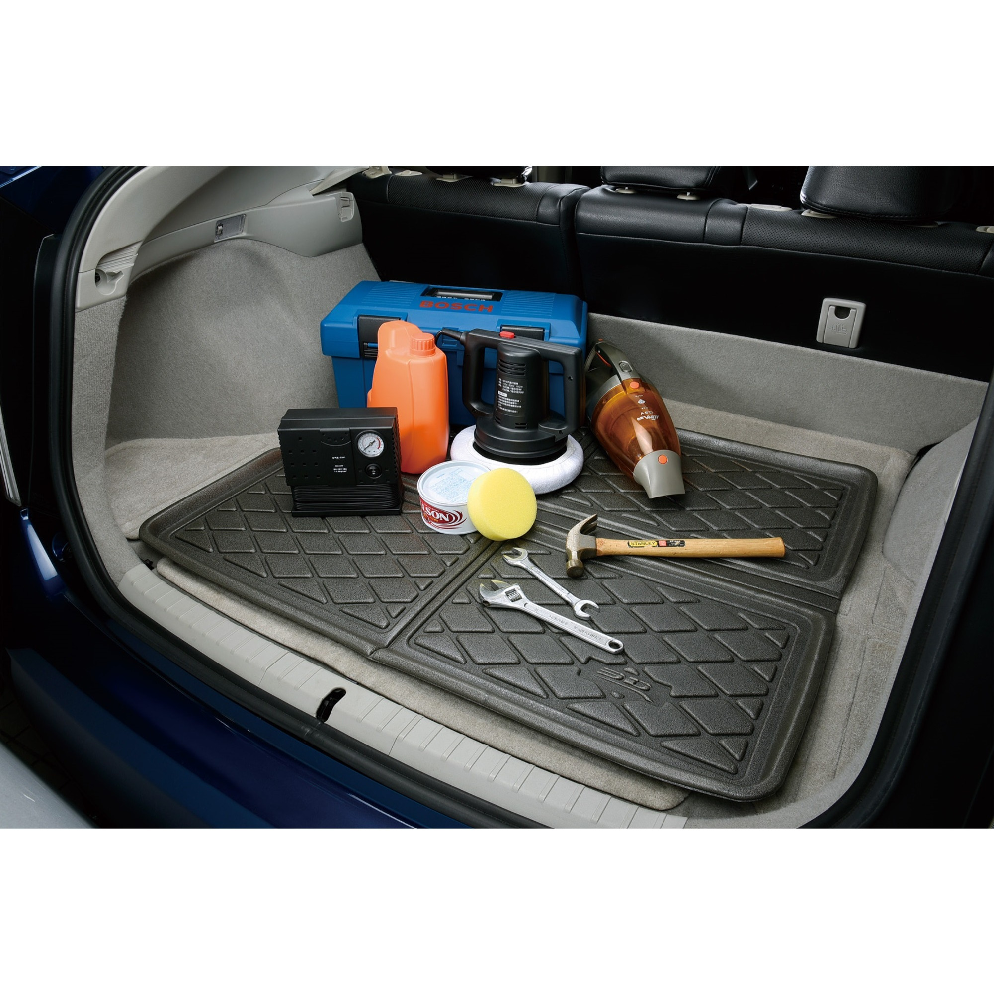 3D Large Universal Cross Fold Multi-Purpose Tray Black L37.5"&quotXw33.5""