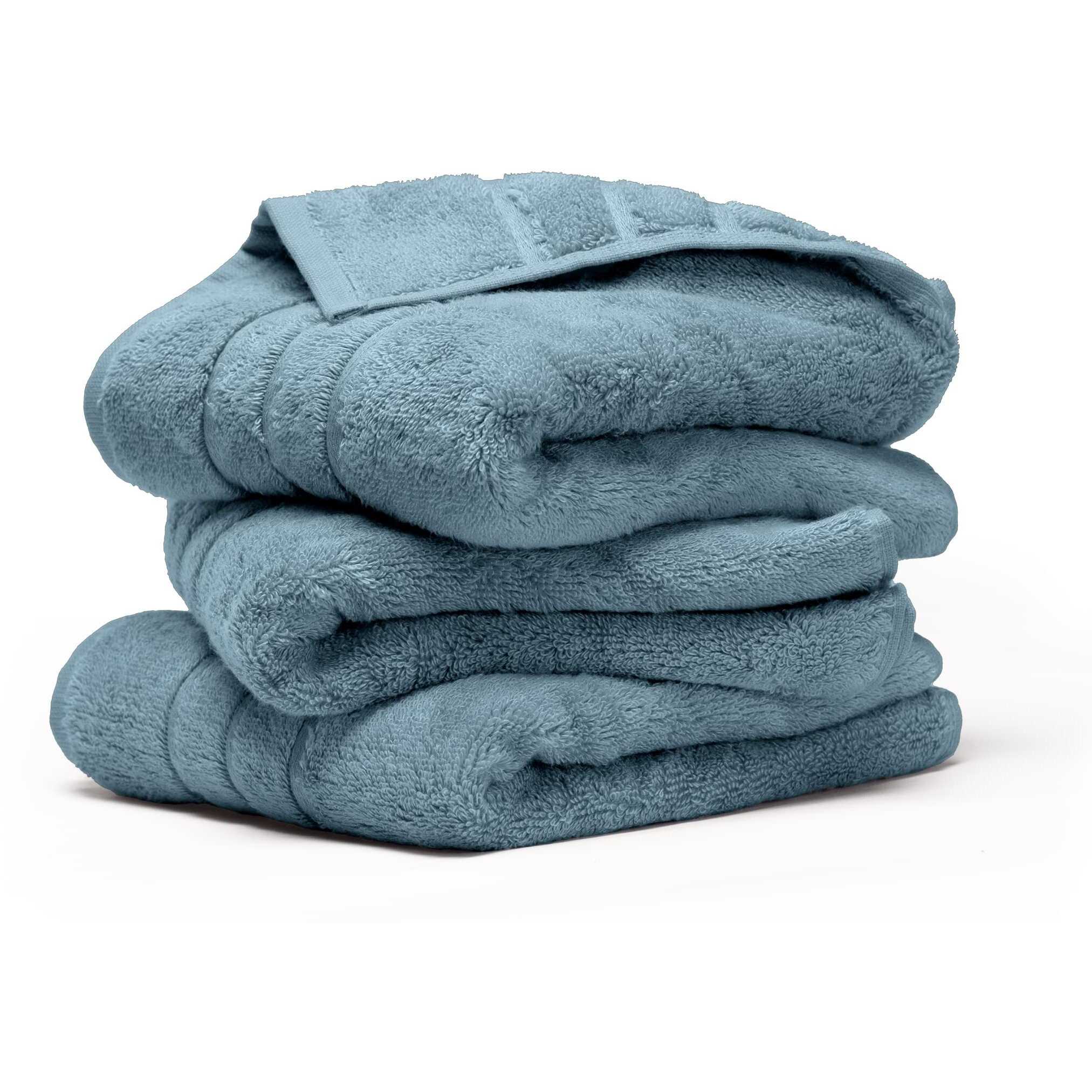 Bamboo Hand Towel Set - Blue Lagoon By Cariloha For Unisex - 3 Pc Towel