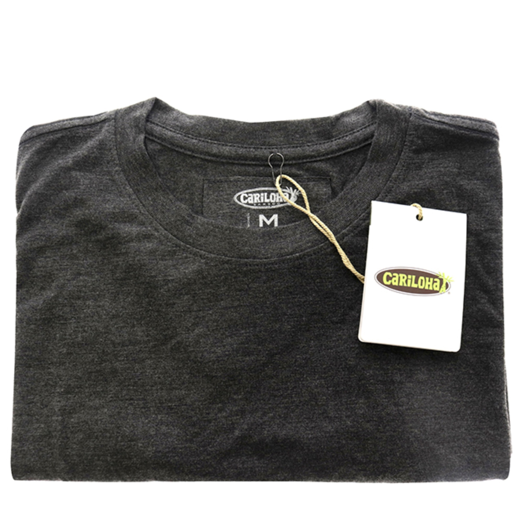 Bamboo Crew Tee - Charcoal Heather By Cariloha For Women - 1 Pc T-Shirt (M)