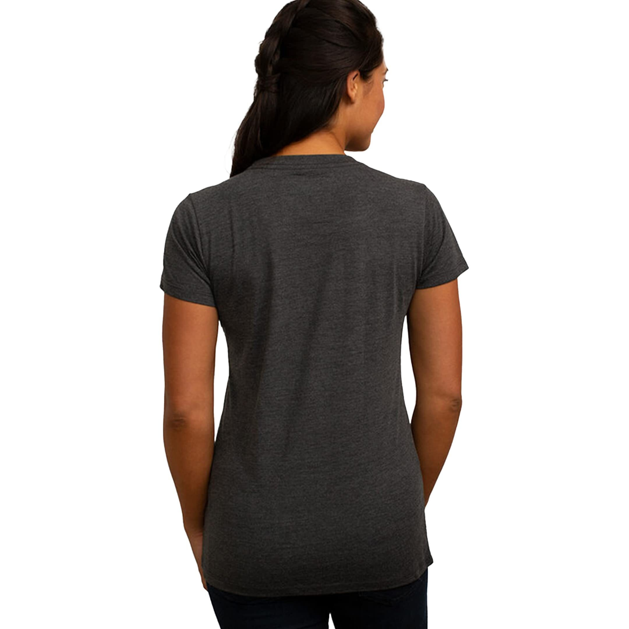 Bamboo Crew Tee - Charcoal Heather By Cariloha For Women - 1 Pc T-Shirt (M)