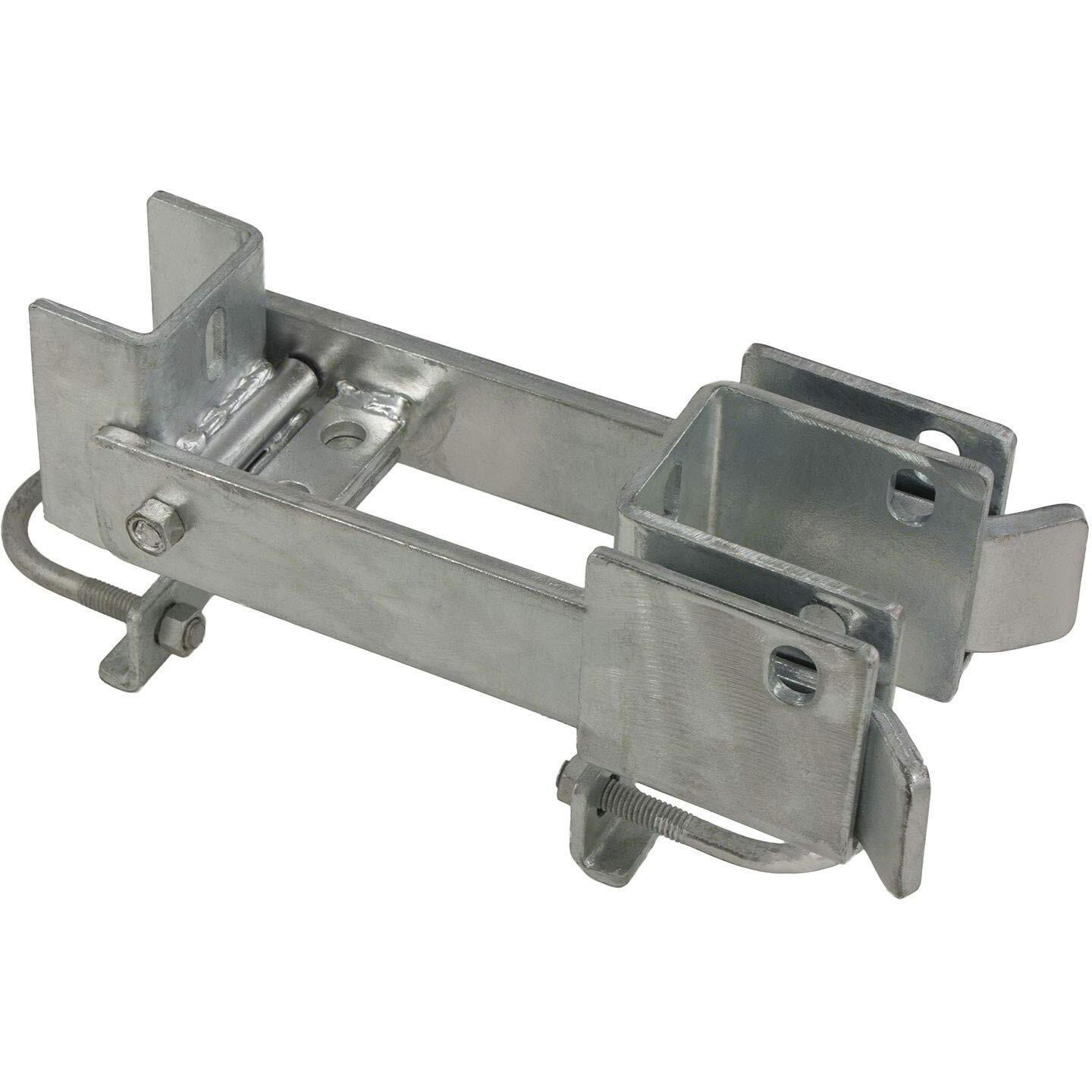 Chain Link Fence Commercial Strong Arm Double Gate Latch For 1-5/8"" Thru 2"" Gate Frames Pipe Sizes. Use This Double Gate Latch Where 2 Gates Swing Together.