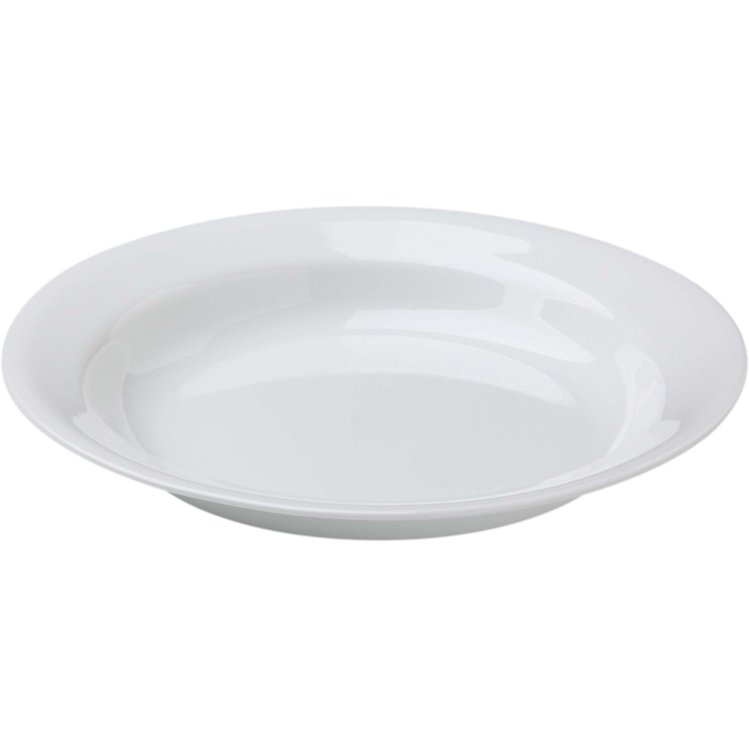 Corelle Winter Frost White 15Oz Rimmed Glass Soup Bowl, Pack Of 6