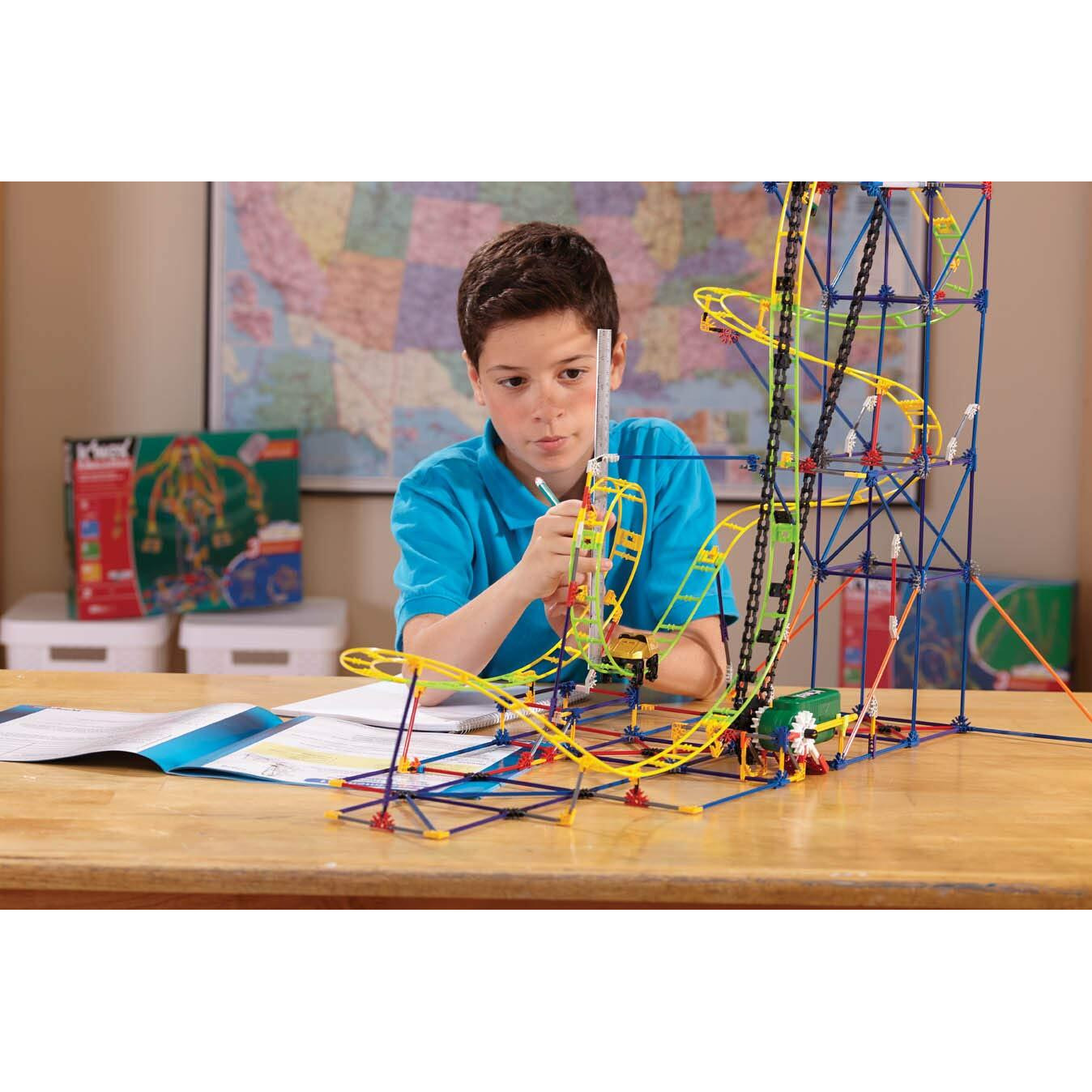 K'Nex Education - Stem Explorations Roller Coaster Building Set - 546 Pieces - Ages 8+ Construction Education Toy