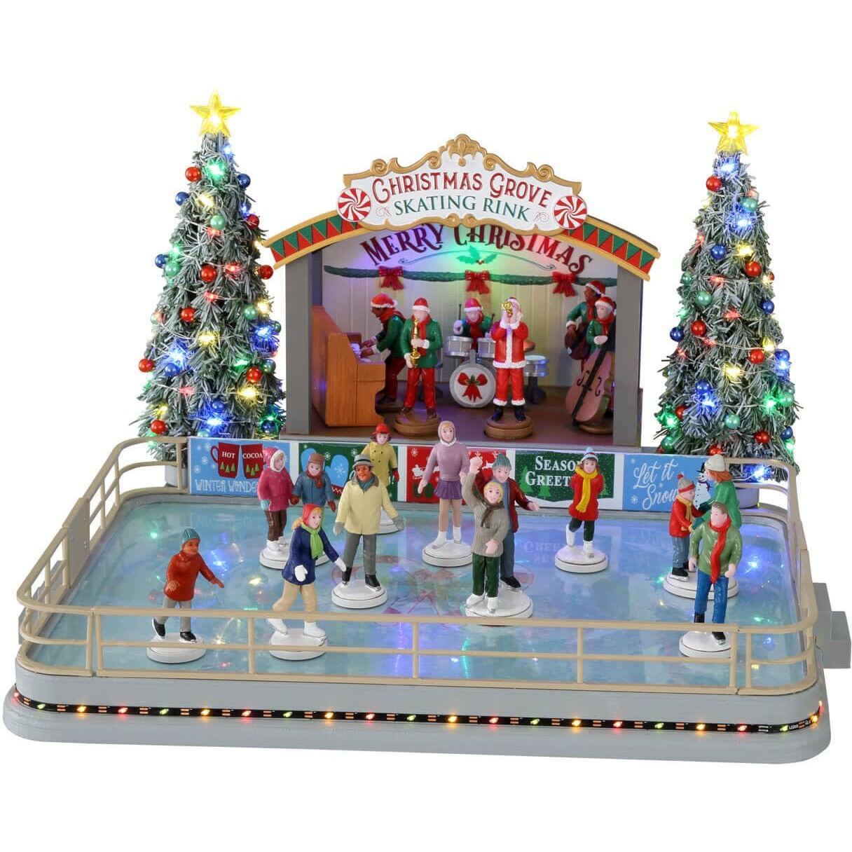 Lemax Christmas Grove Skating Rink, With 4.5V Adaptor 14870