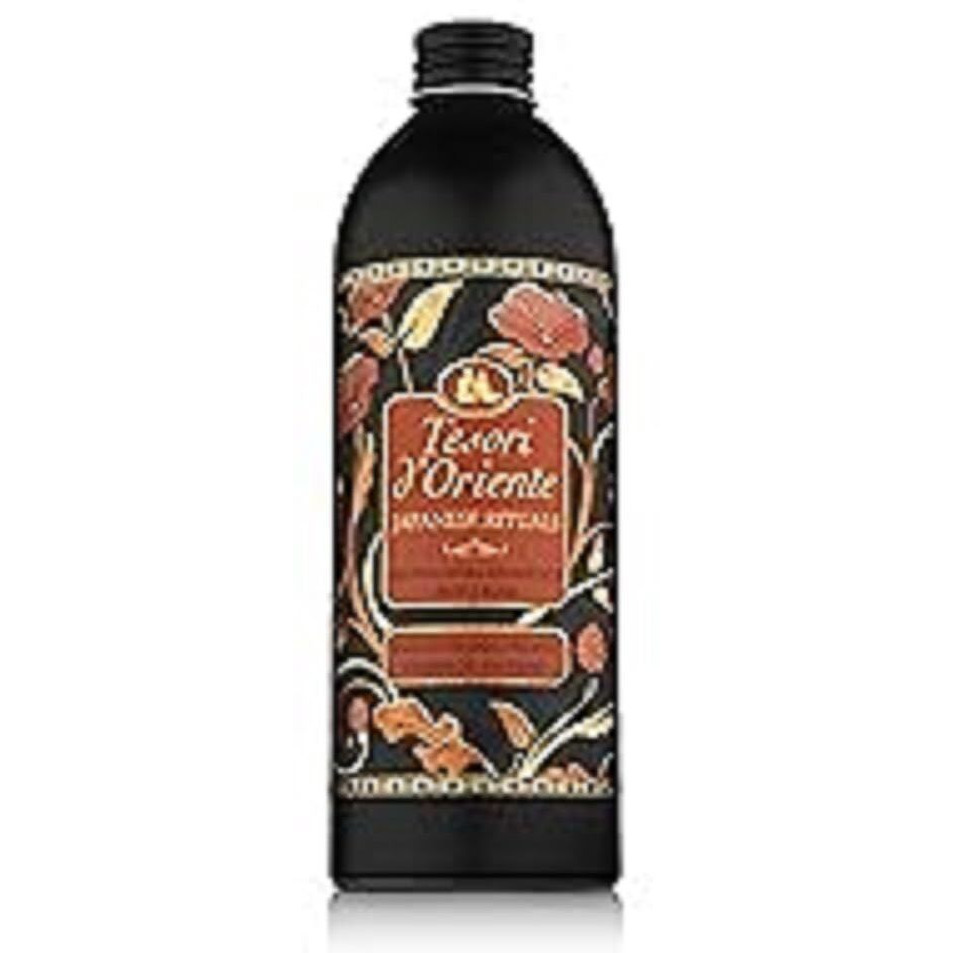 Tesori D'Oriente "&quotJapanese Rituals"" Bath Cream With Tsubaki Oil And Peony 16.9 Fluid Ounce (500Ml) Bottle [ Italian Import ]