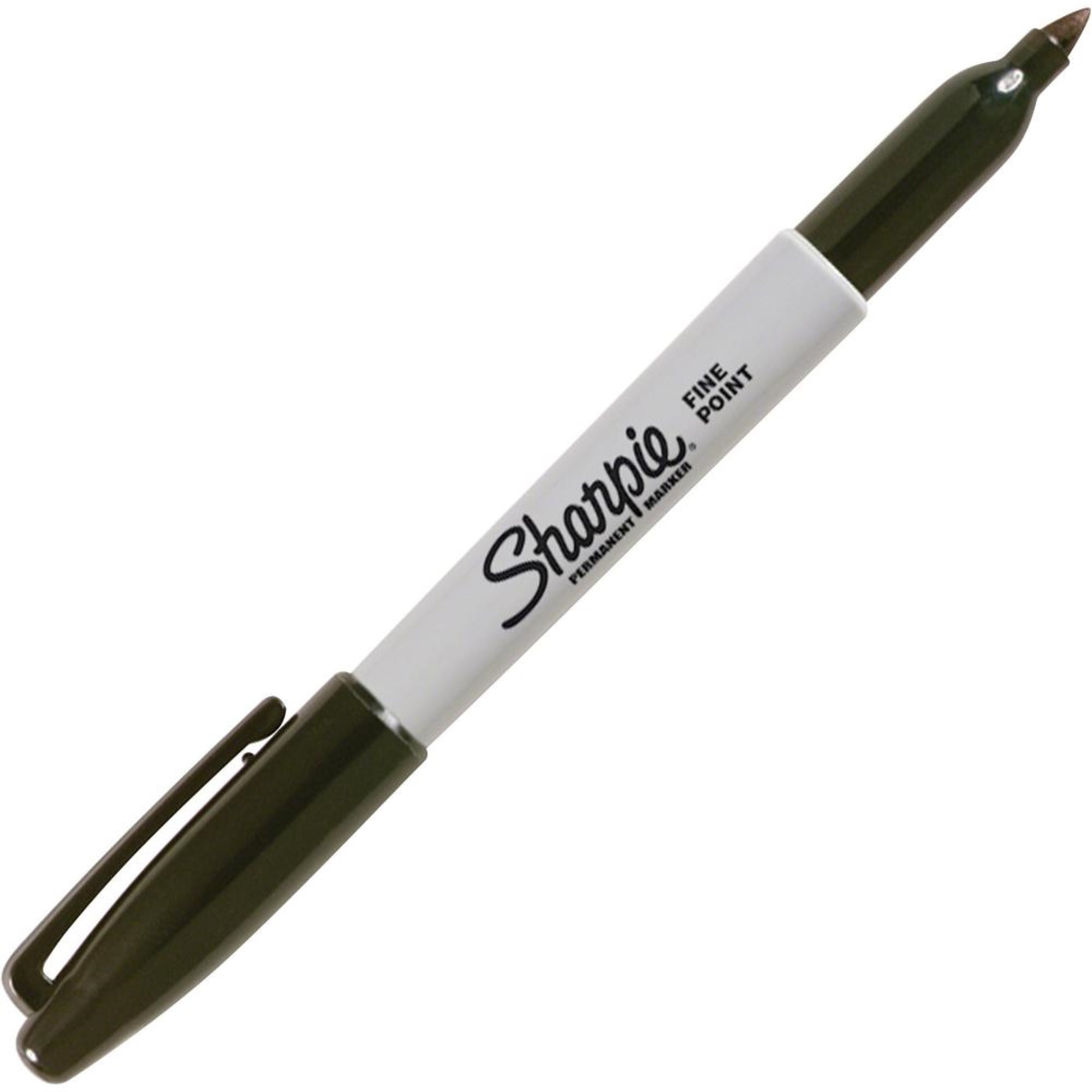 Sharpie Pen-Style Permanent Marker - Fine Marker Point - Black Alcohol Based Ink - 1 Dozen