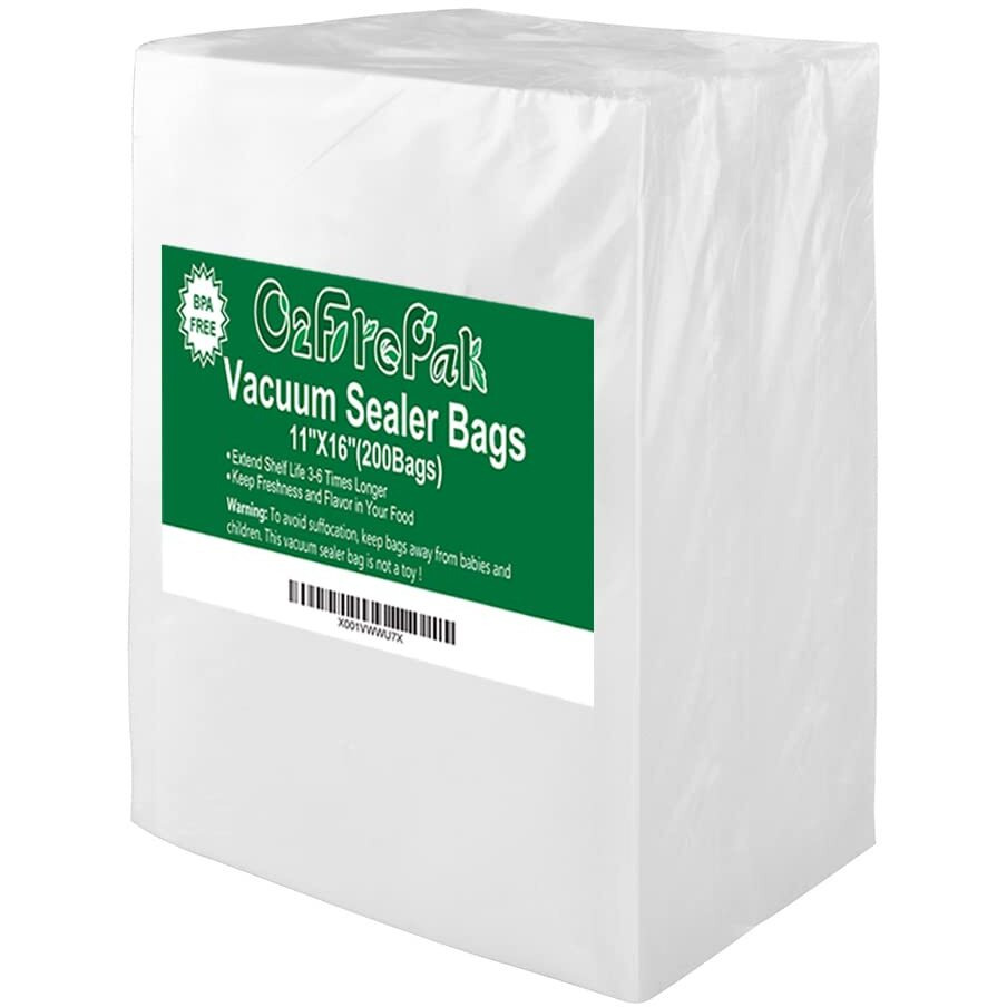 O2Frepak 200 Gallon Size11&quot&quot X 16&quot&quot Vacuum Sealer Bags With Bpa Free And Heavy Duty, Vacuum Seal Food Sealer Bags,Great For Food Storage Vaccume Sealer Precut Bag