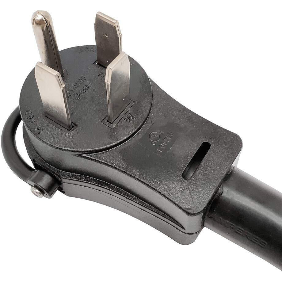 Parkworld 68383 Welder Power Cord Nema 14-60 Plug Male Generator Replacement Cord, Ul Listed (14-60P, 8Ft)