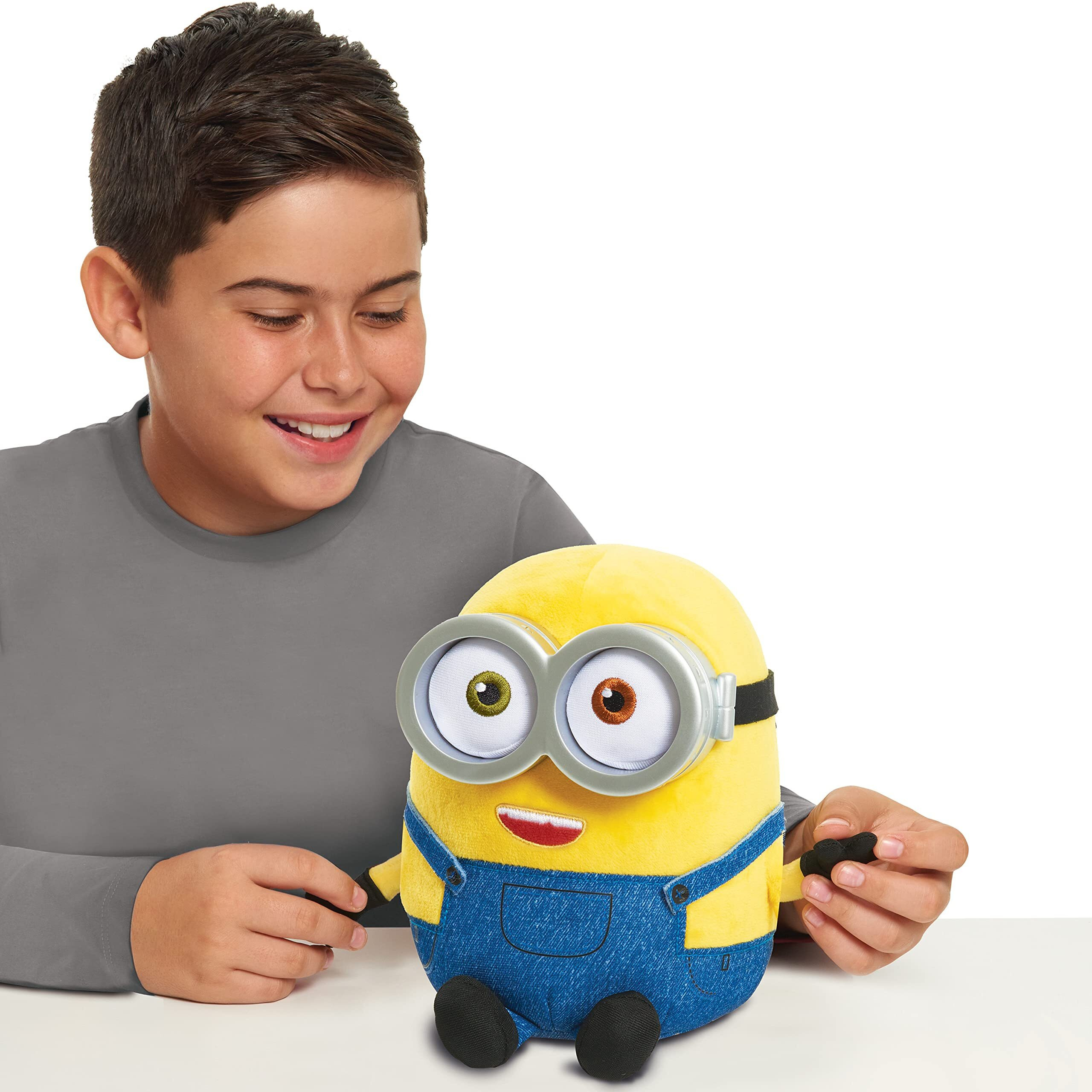 Just Play Illuminations Minions The Rise Of Gru Laugh & Giggle Bob Plush, Kids Toys For Ages 3 Up