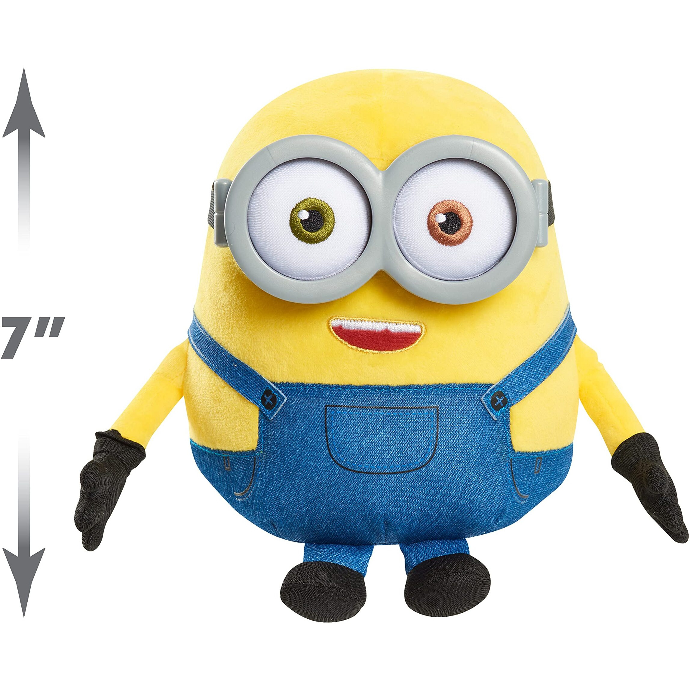 Just Play Illuminations Minions The Rise Of Gru Laugh & Giggle Bob Plush, Kids Toys For Ages 3 Up