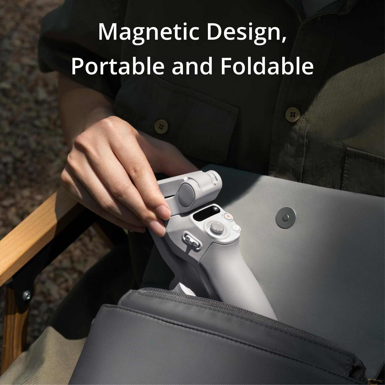Dji Osmo Mobile Se Intelligent Gimbal, 3-Axis Phone Gimbal, Portable And Foldable, Android And Iphone Gimbal With Shotguides, Smartphone Gimbal With Activetrack 6.0, Vlogging Stabilizer