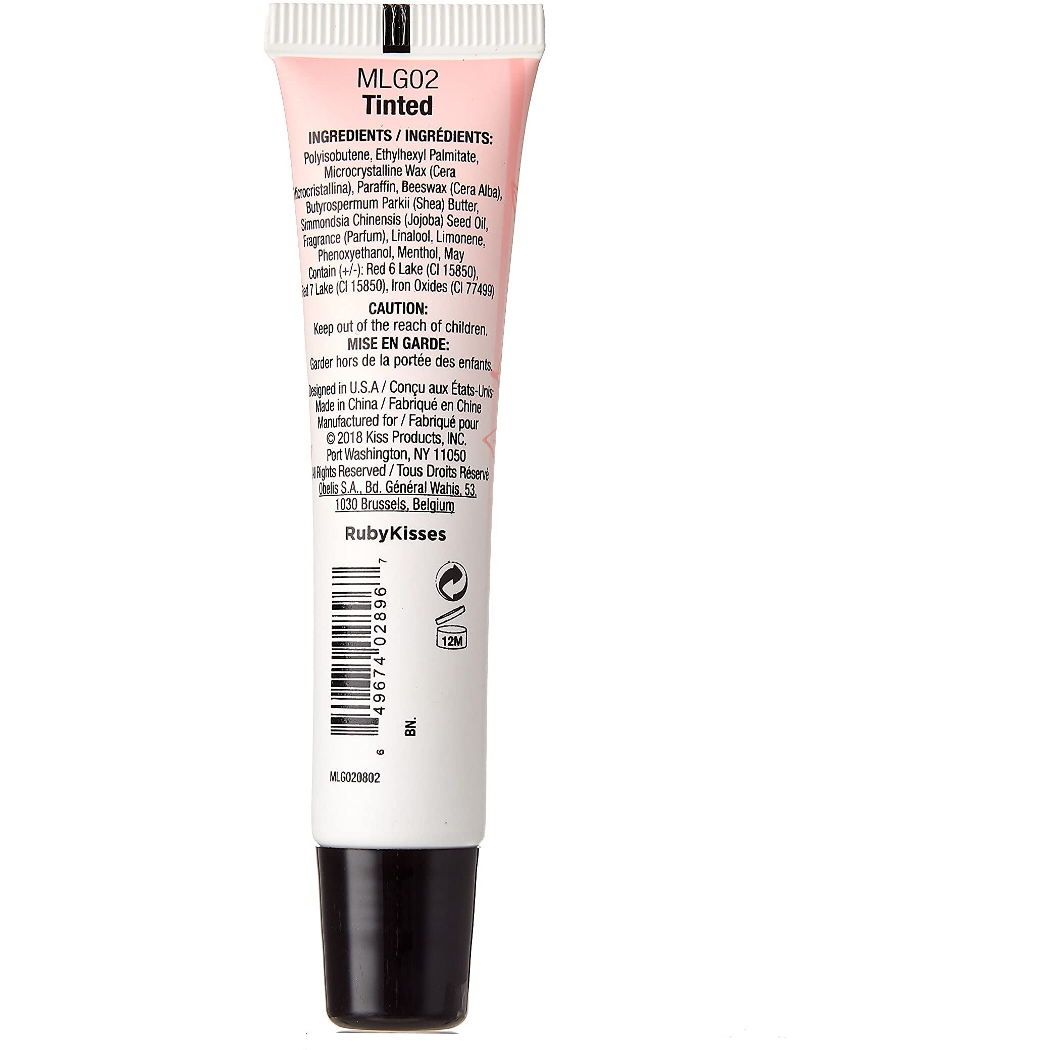 Ruby Kisses Menthol Lip Salvation Clear Lip Gloss (Mlg02 - Tinted)