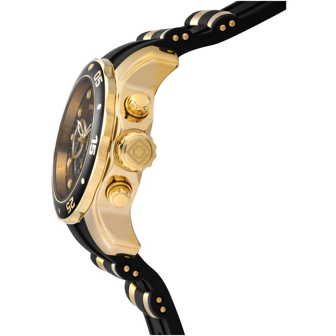 Invicta Men's 6981 Pro Diver Collection Chronograph Black Dial Black Dress Watch