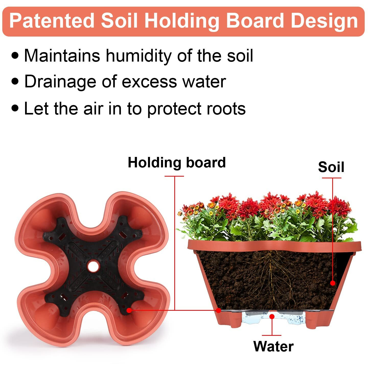Vertical Planter 5 Tier Stackable Planters Garden Planters Strawberry Herb Flower And Vegetable Planter Indoor Outdoor Gardening Pots With Removable Wheels And Tools