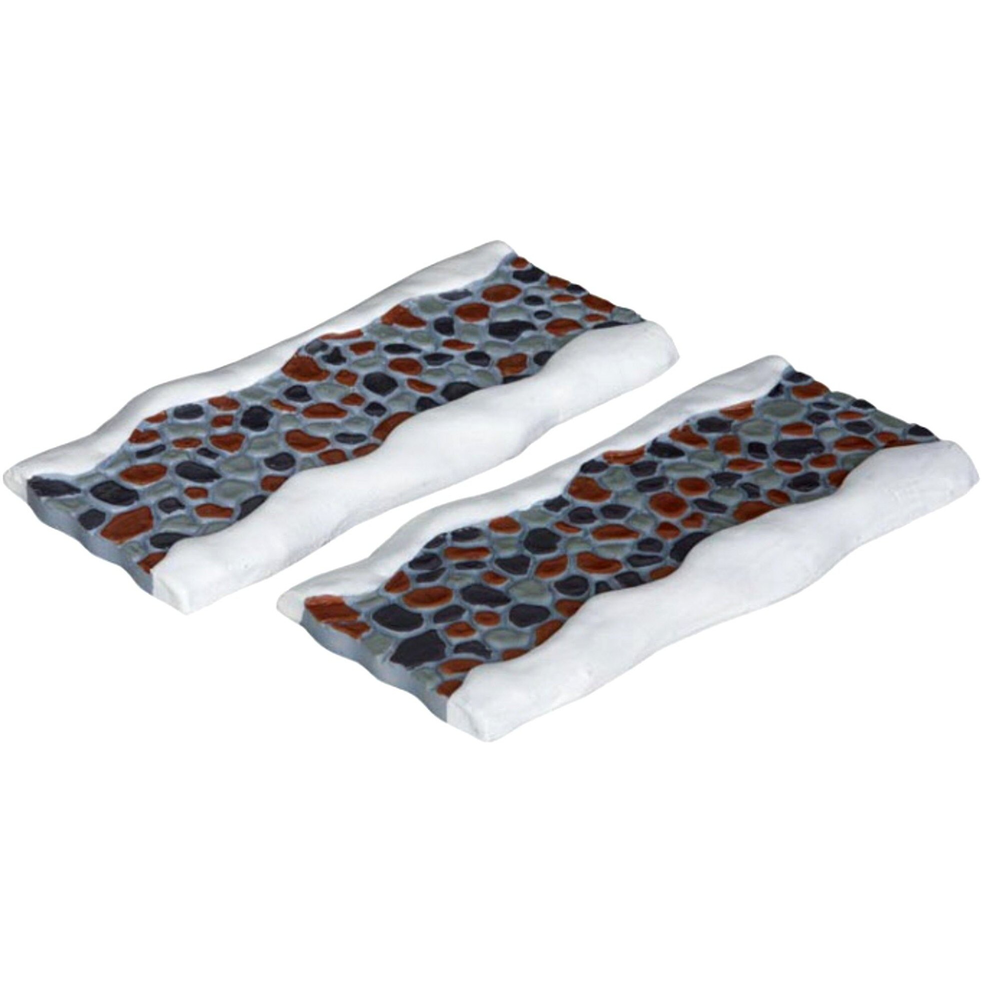 Lemax 34644 Stone Road Straight Set Of 2 Christmas Village Accessory S O G Scale